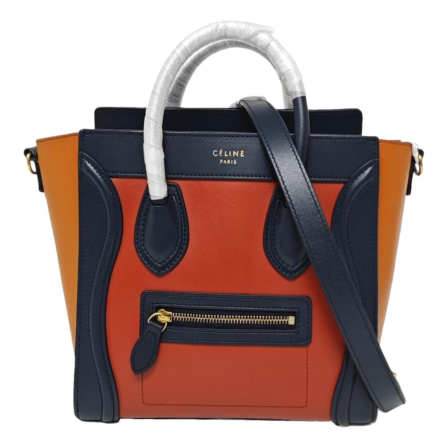 Luggage leather handbag