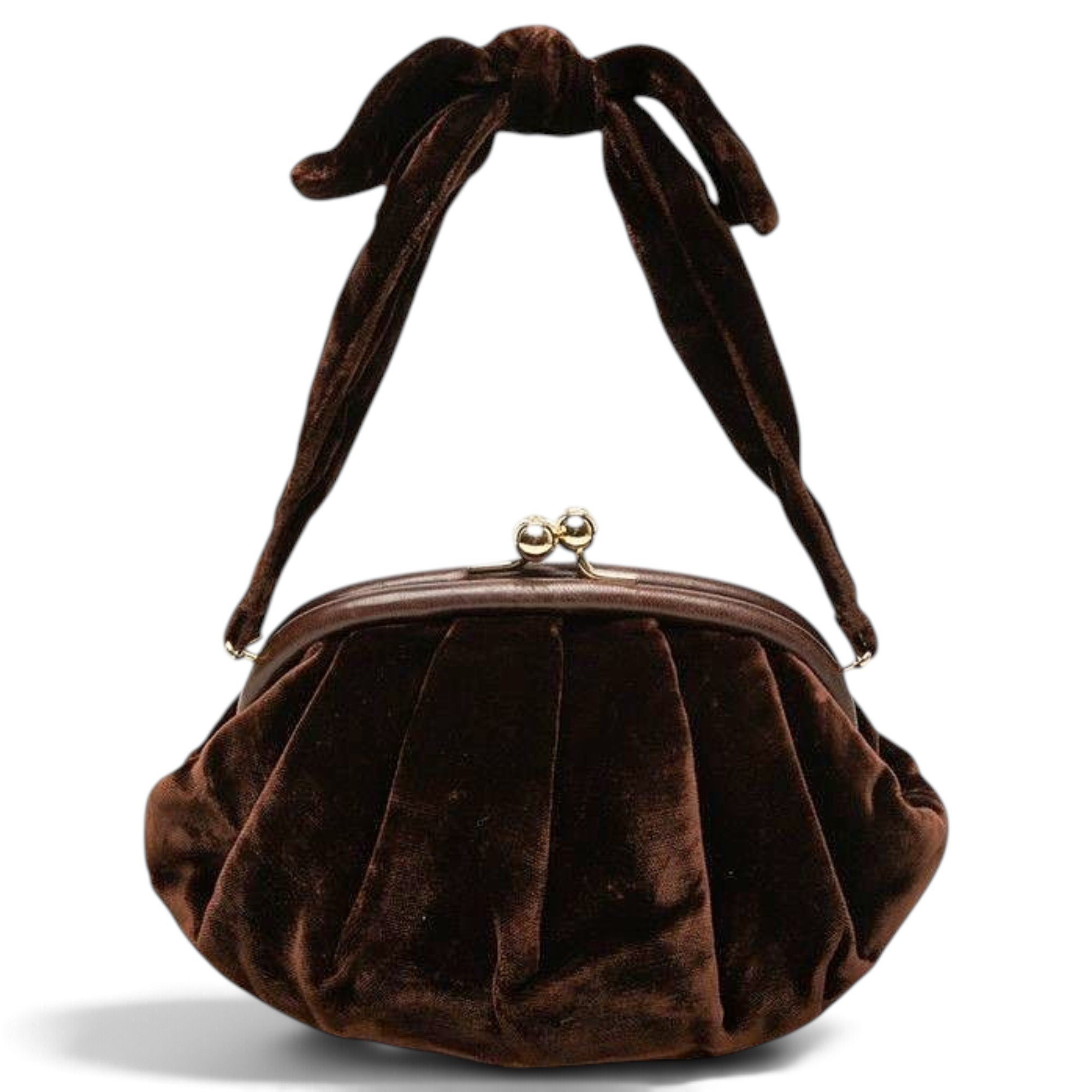Velvet handbag