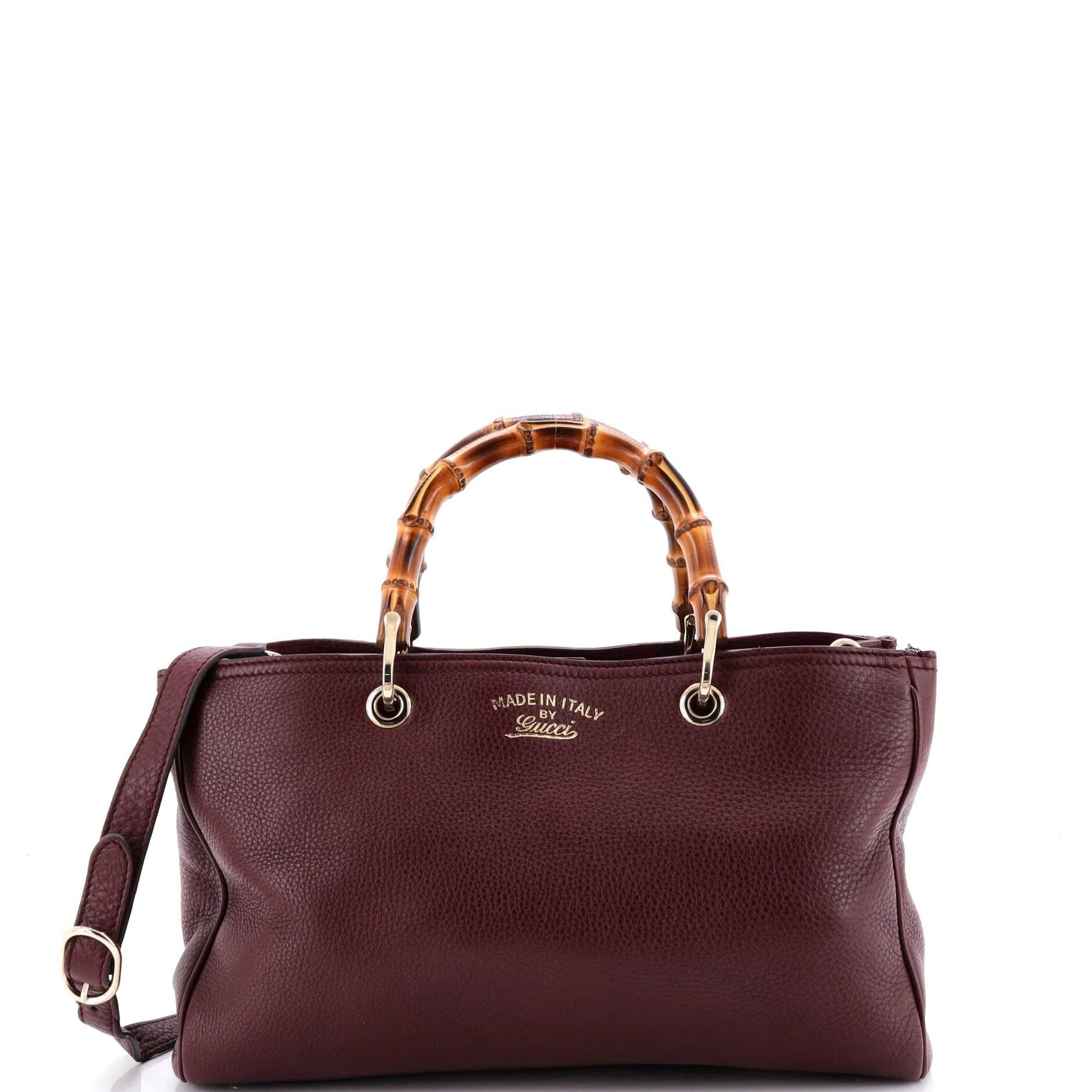 Leather tote