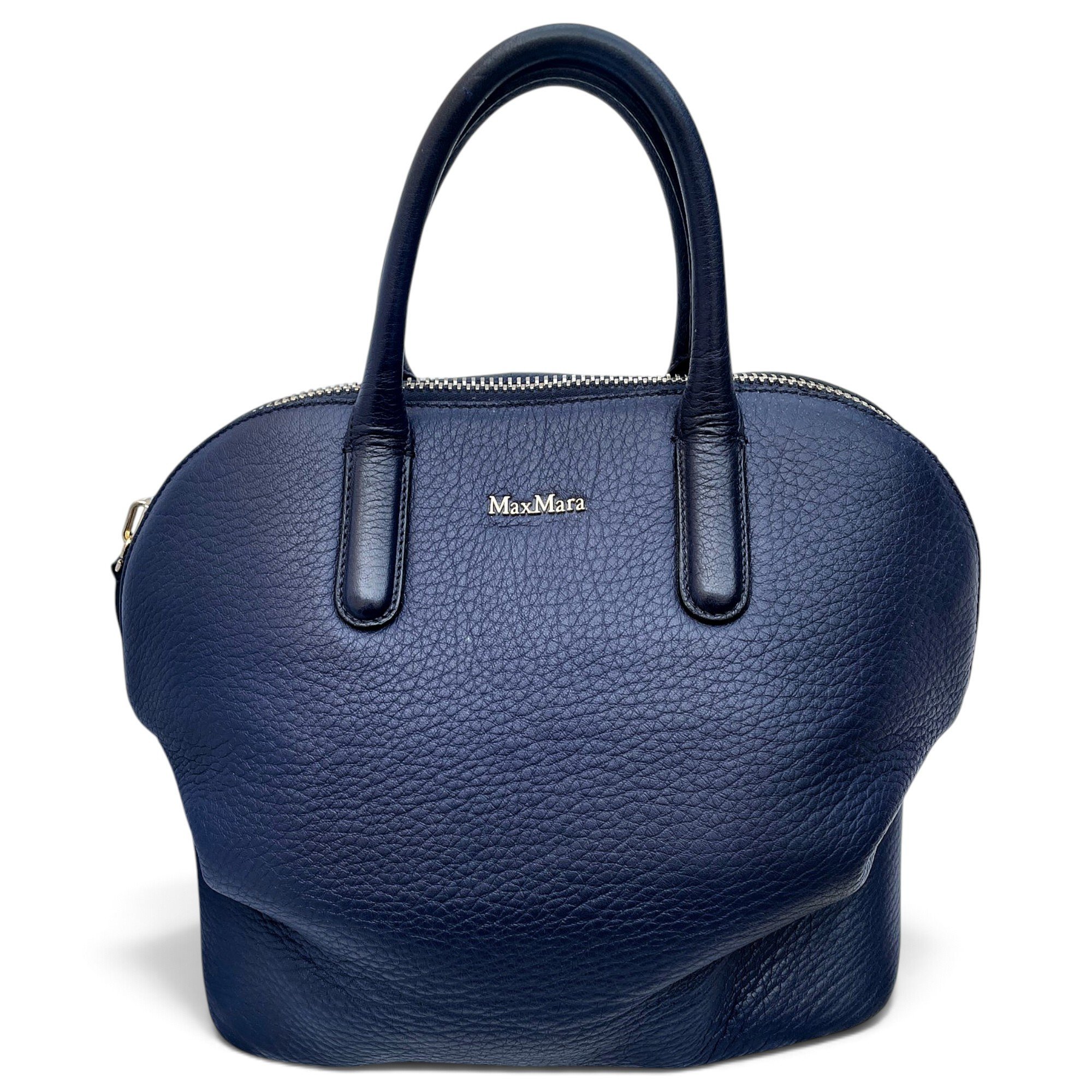 Leather bowling bag