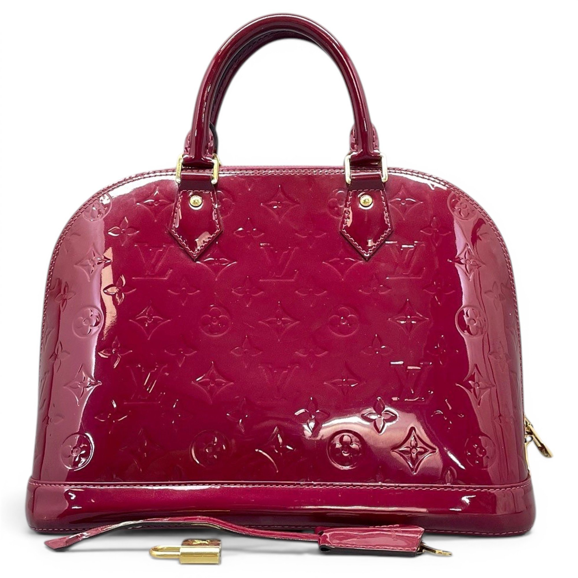 Alma patent leather handbag