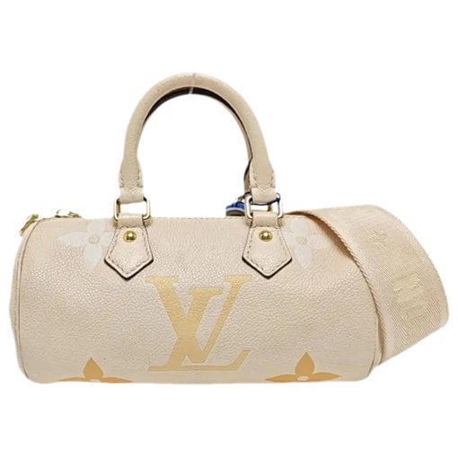 Papillon BB leather handbag