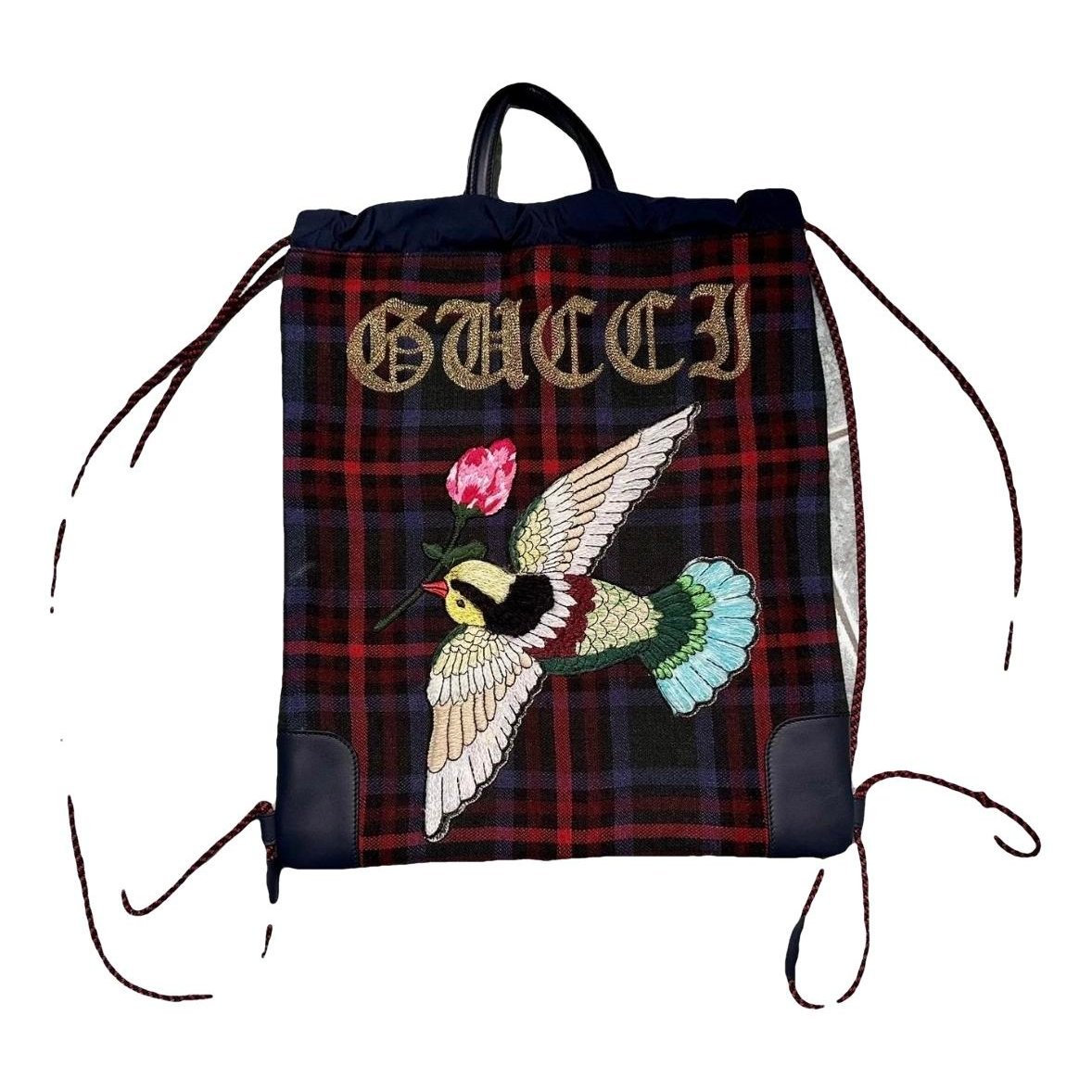 Leather backpack