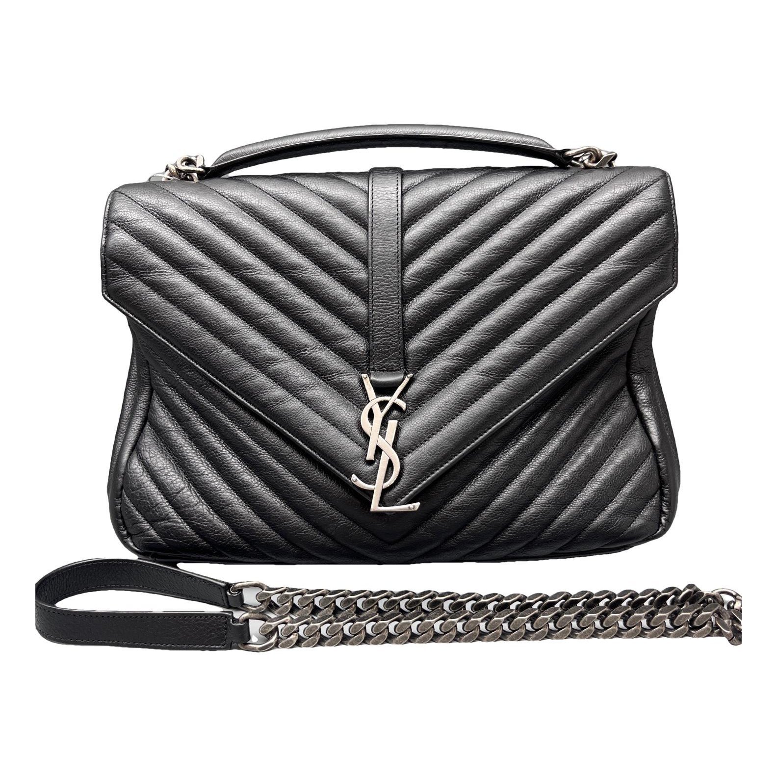 Collége monogramme leather handbag