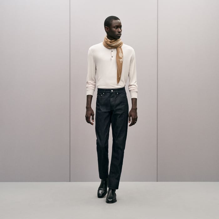 Indigo Straight Cut Jeans