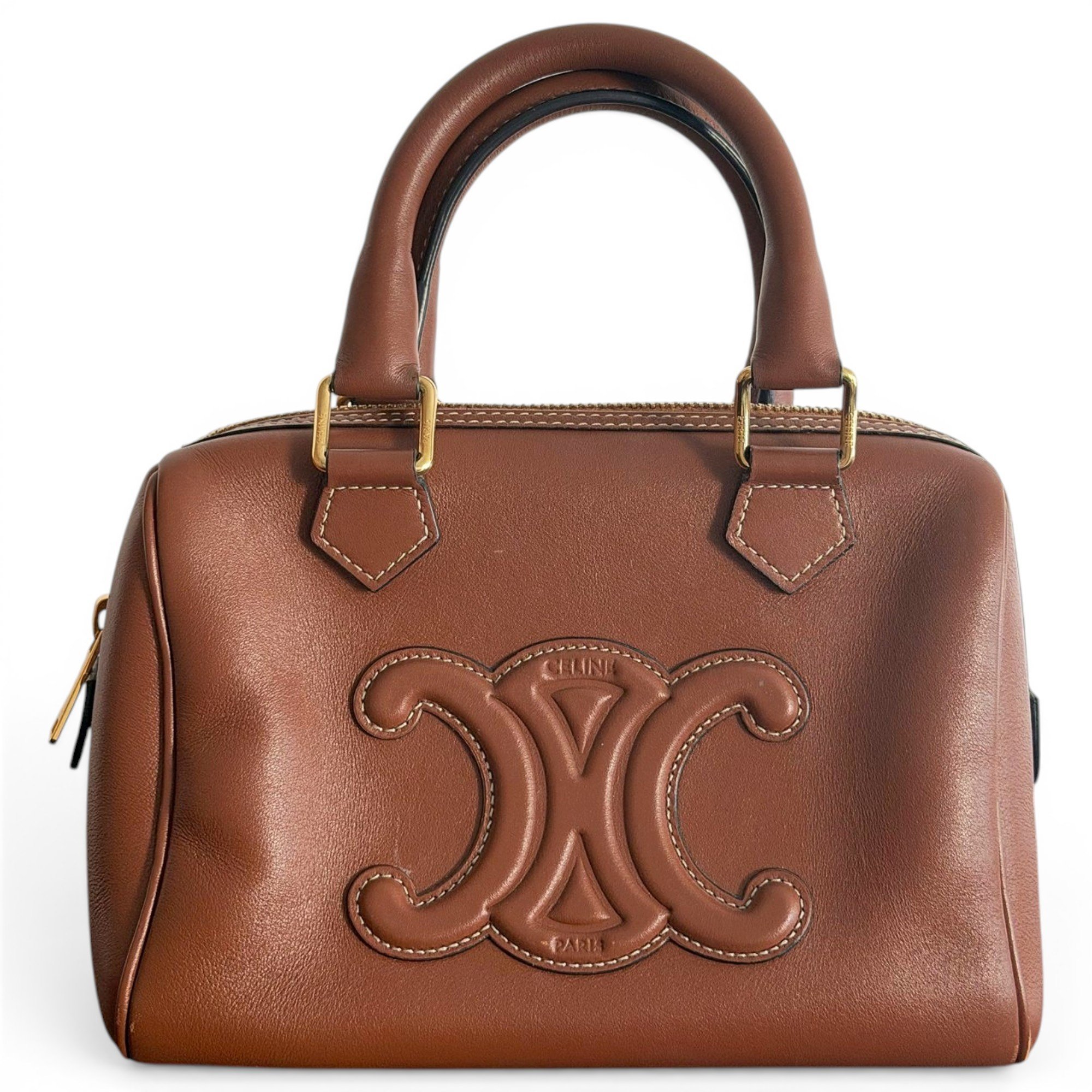 Leather handbag