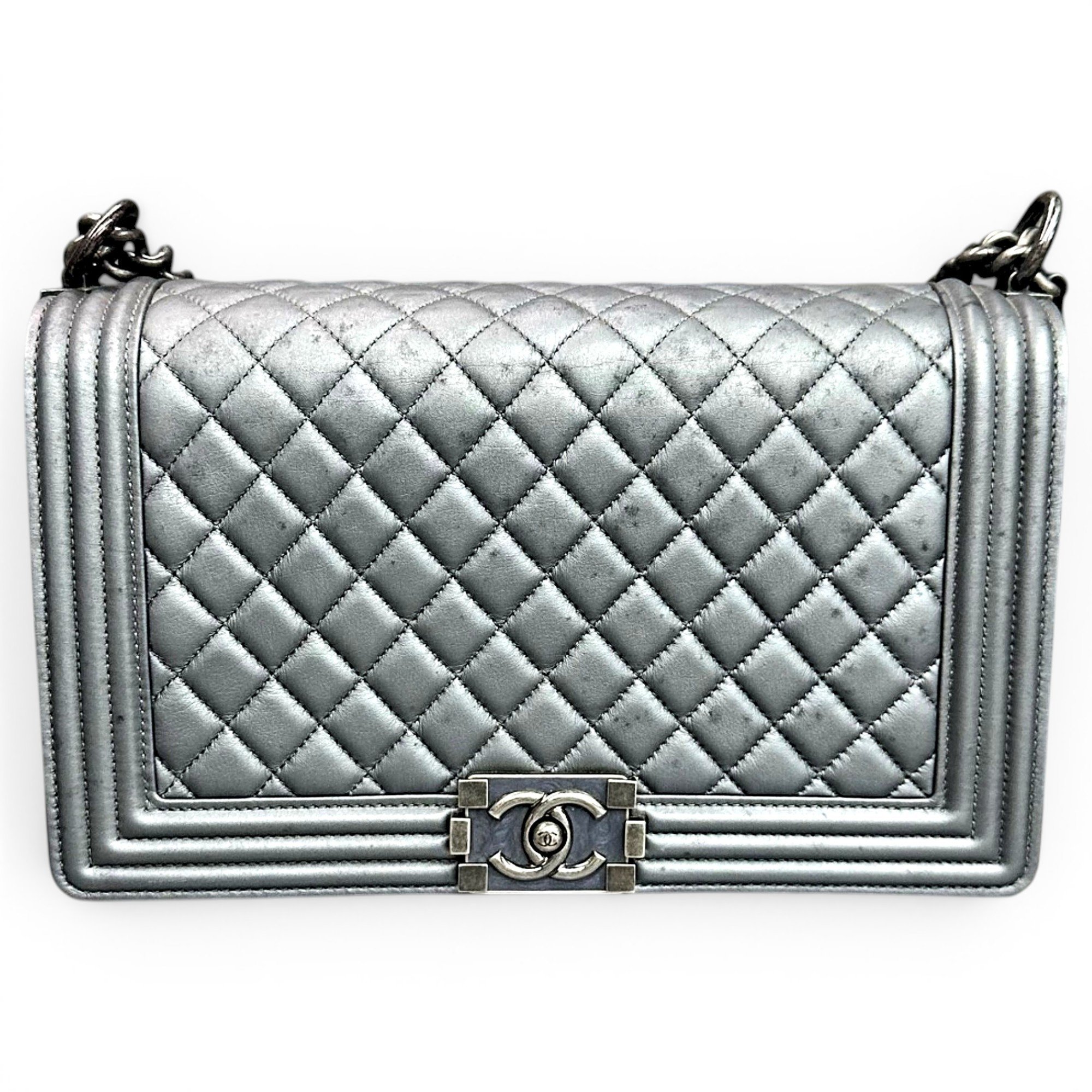 Boy leather crossbody bag