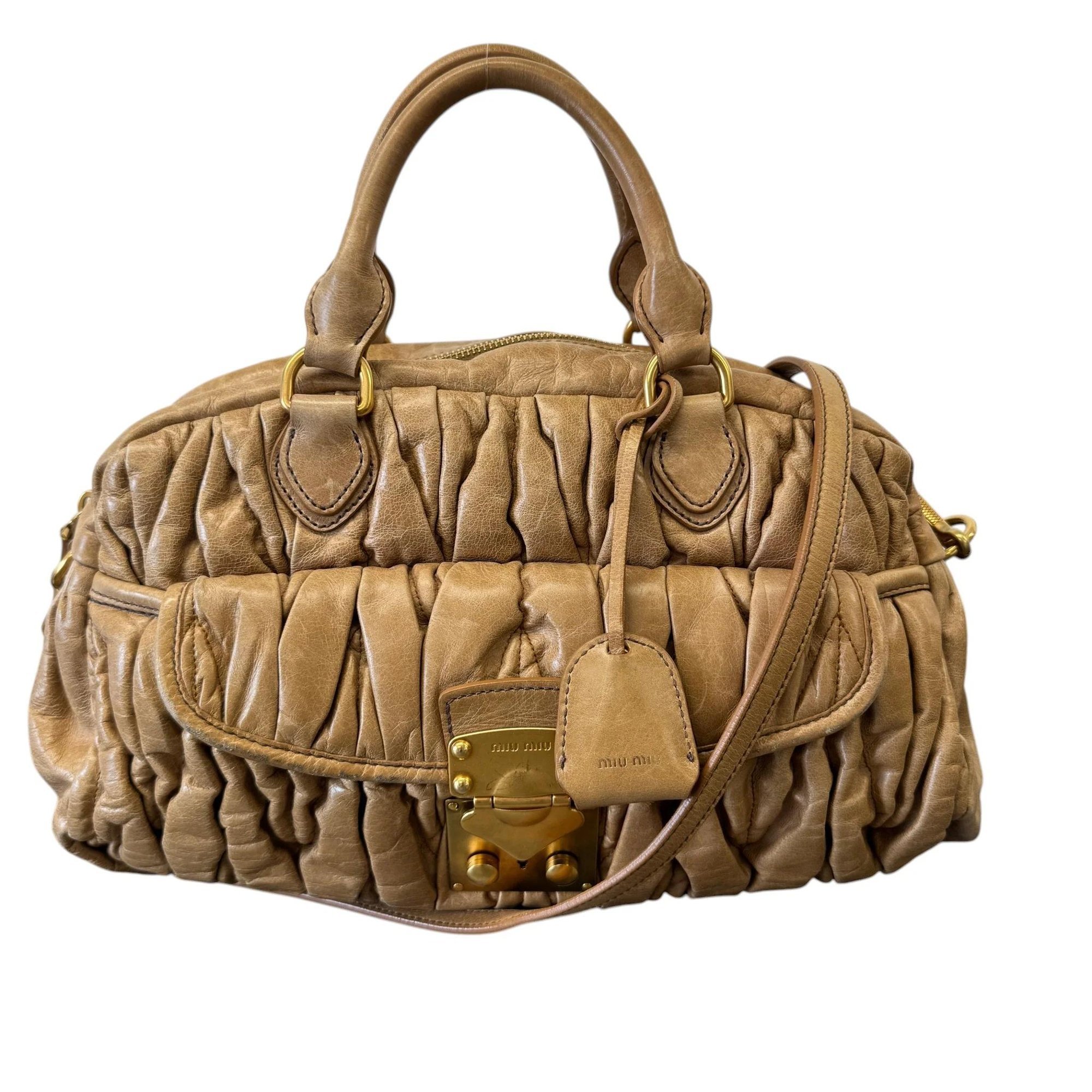 Leather handbag