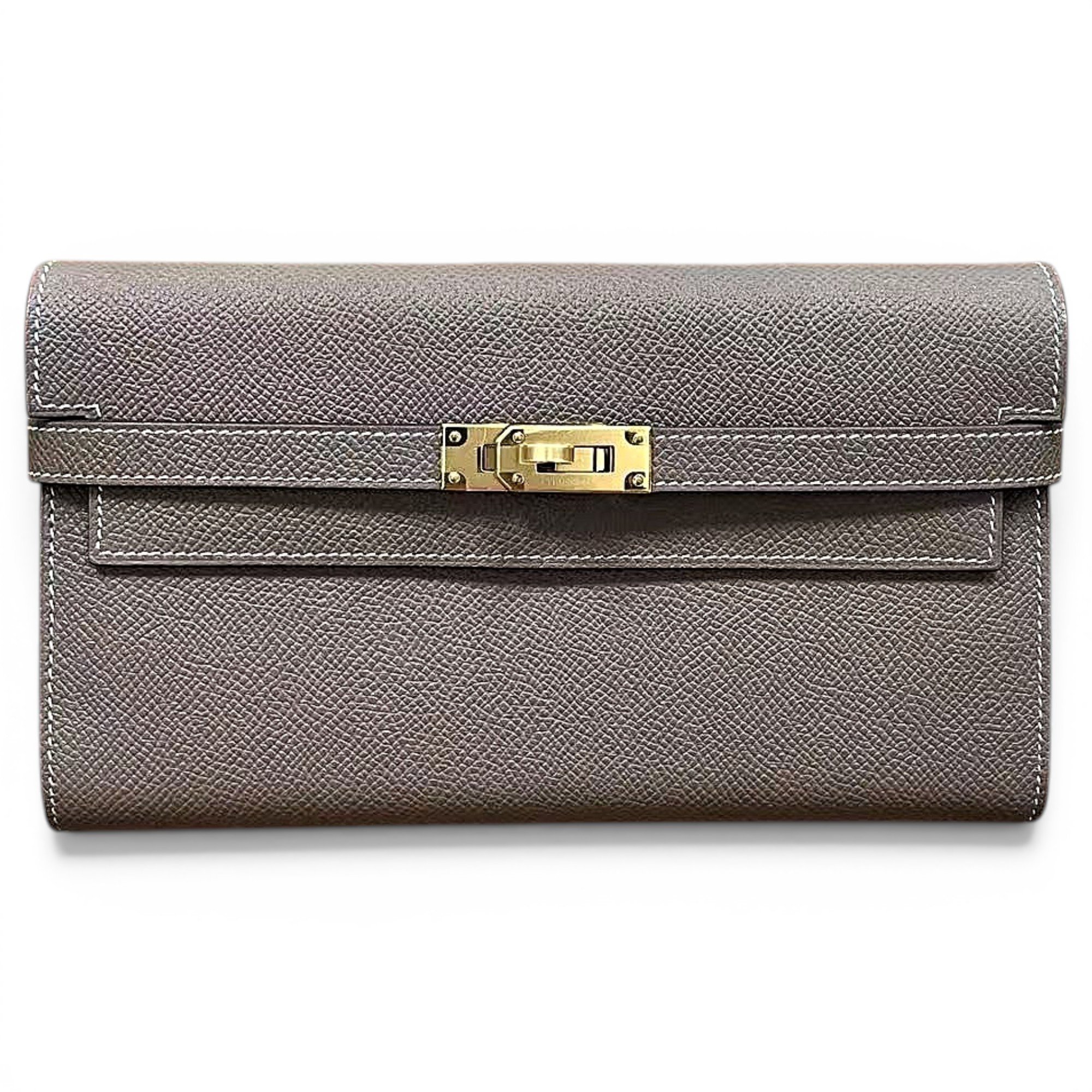 Kelly to go leather clutch bag