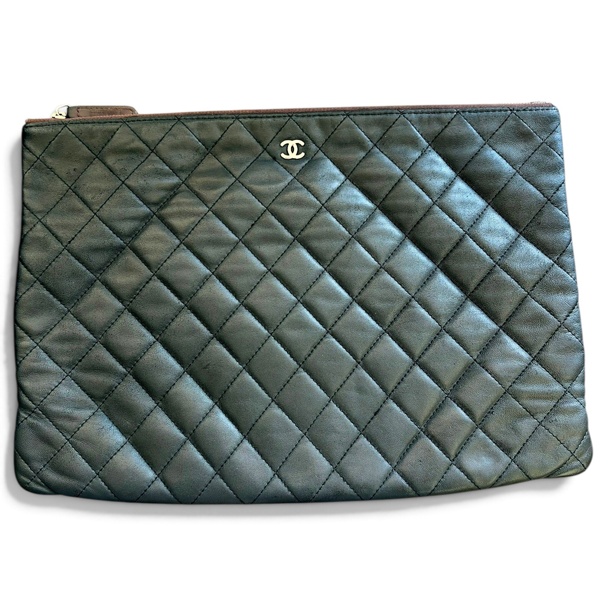 Timeless/Classique leather clutch bag