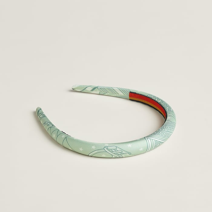 Vert d'Eau "Sangles En Zigzag Bandana" Elsa Headband