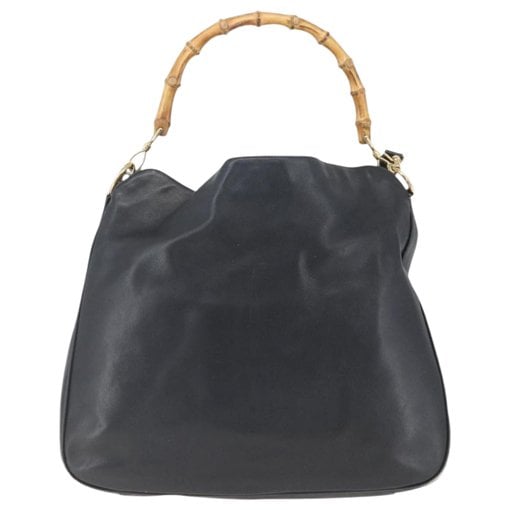Bamboo leather handbag