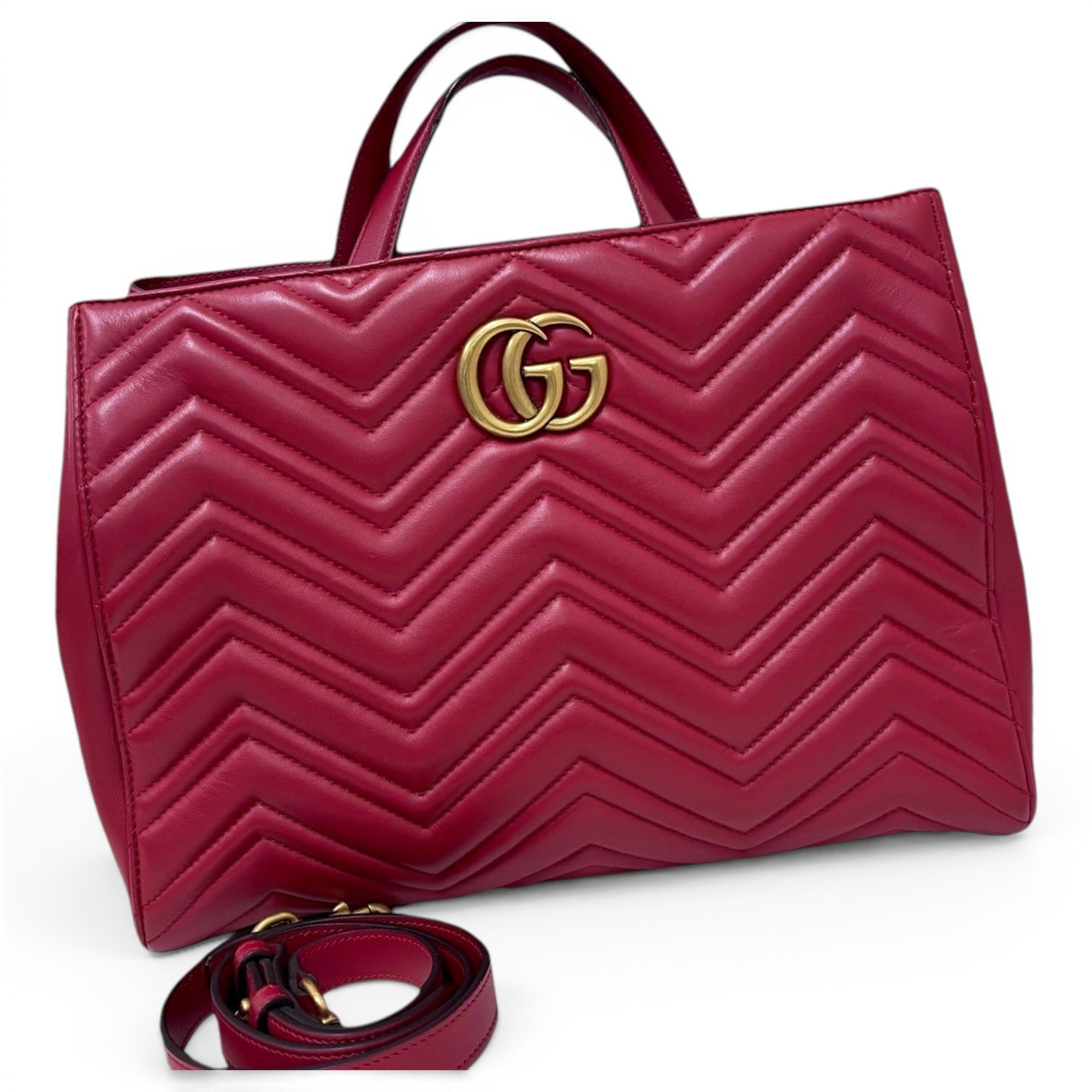 GG Marmont Shopping leather handbag