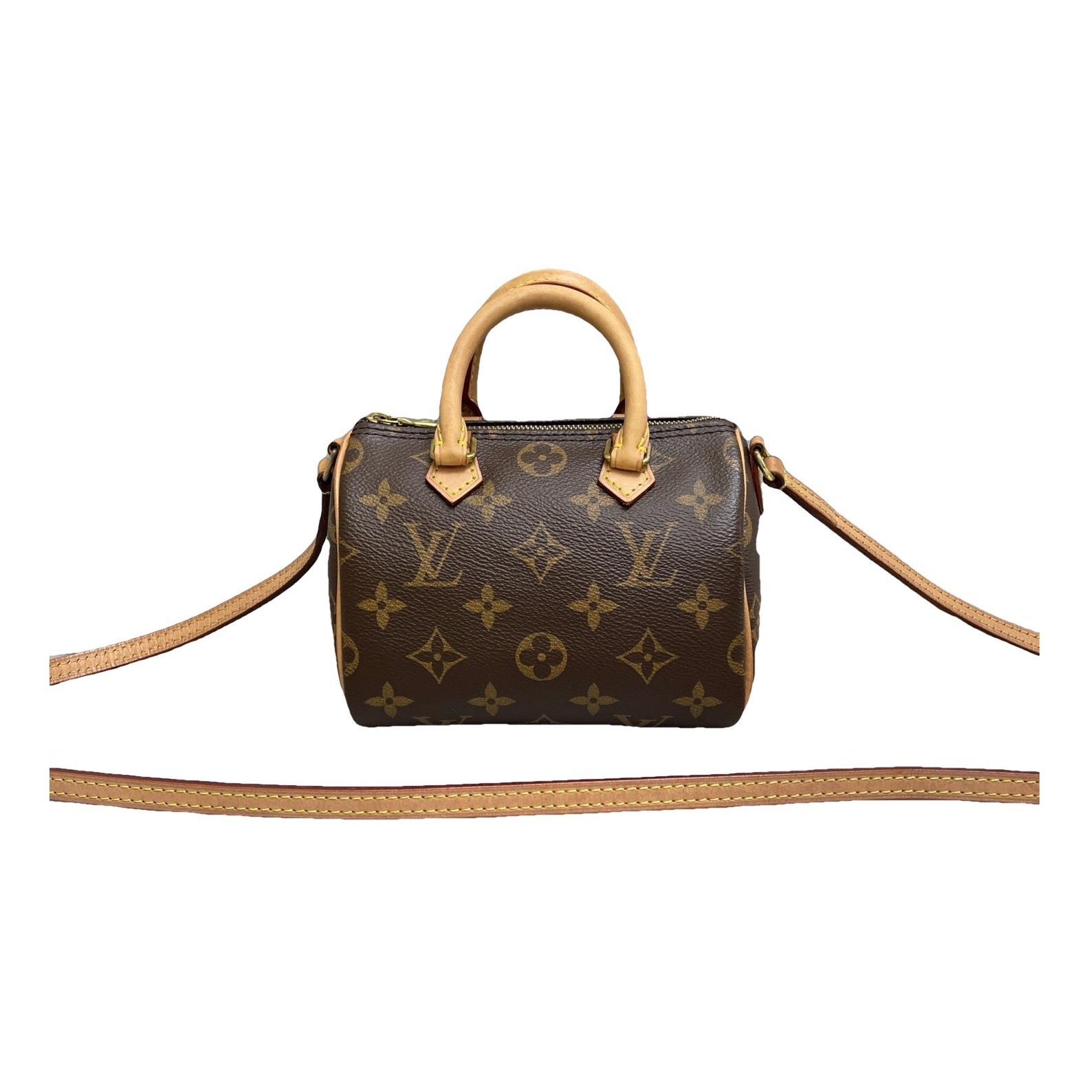 Nano Speedy / Mini HL leather handbag