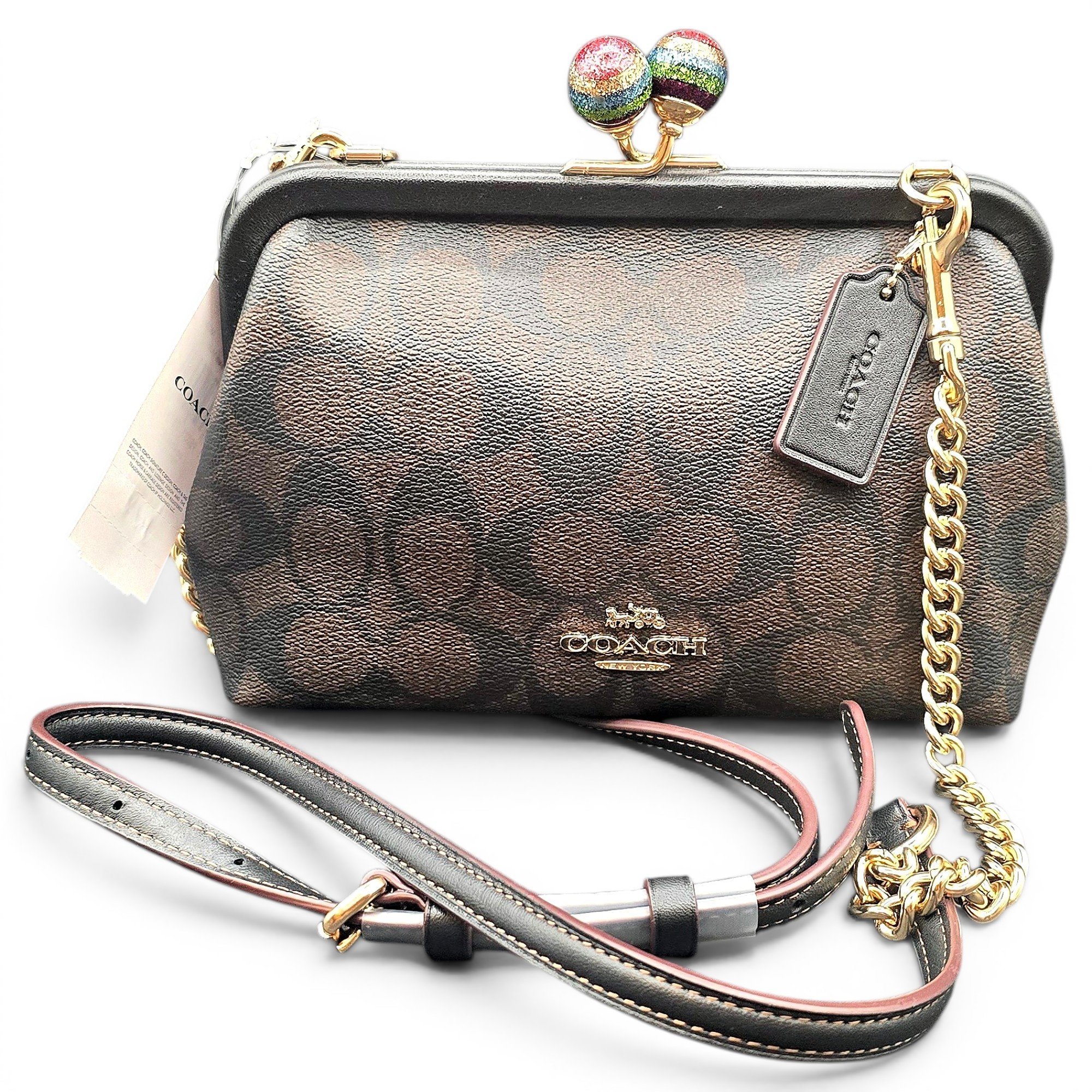Leather crossbody bag