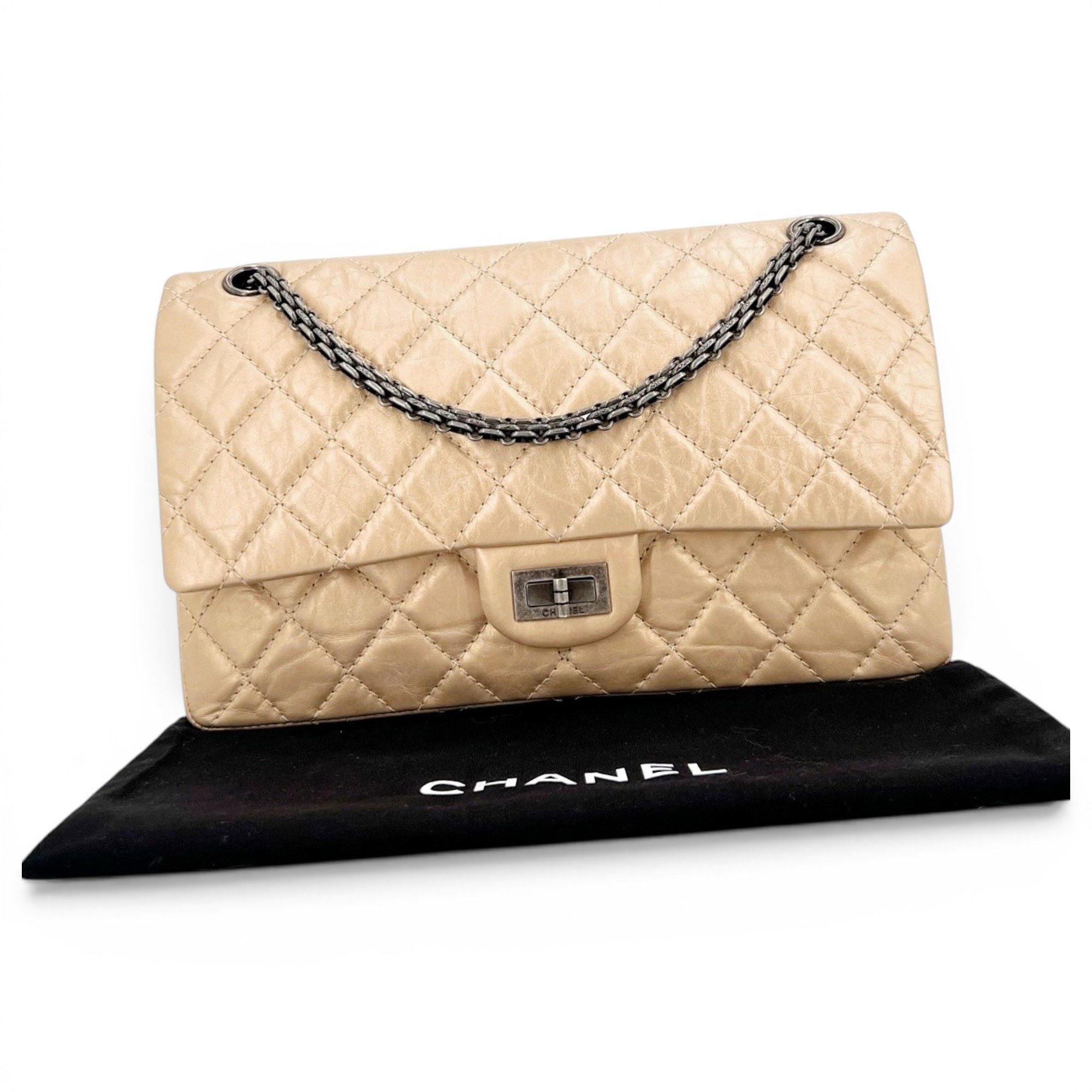2.55 leather handbag