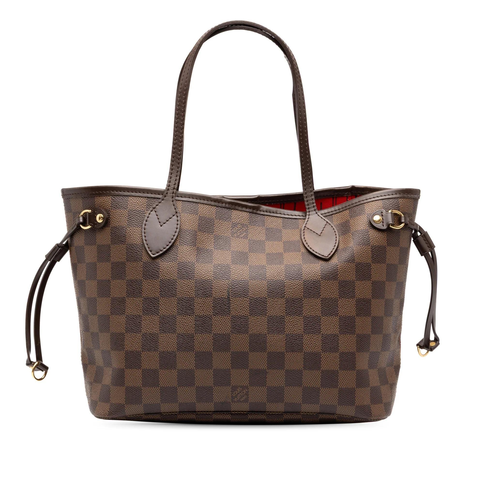 Neverfull leather tote