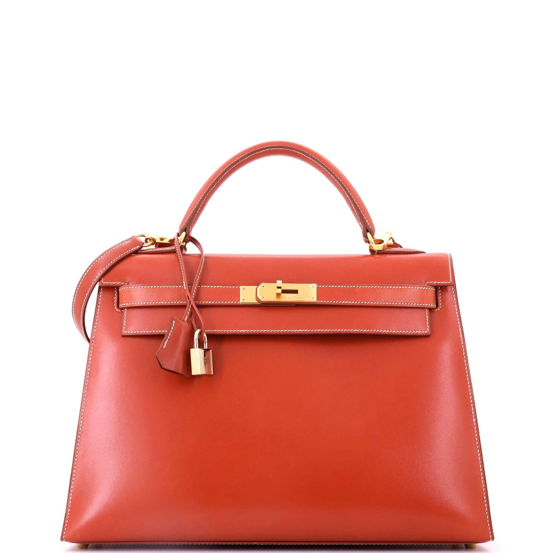 Kelly 32 leather handbag