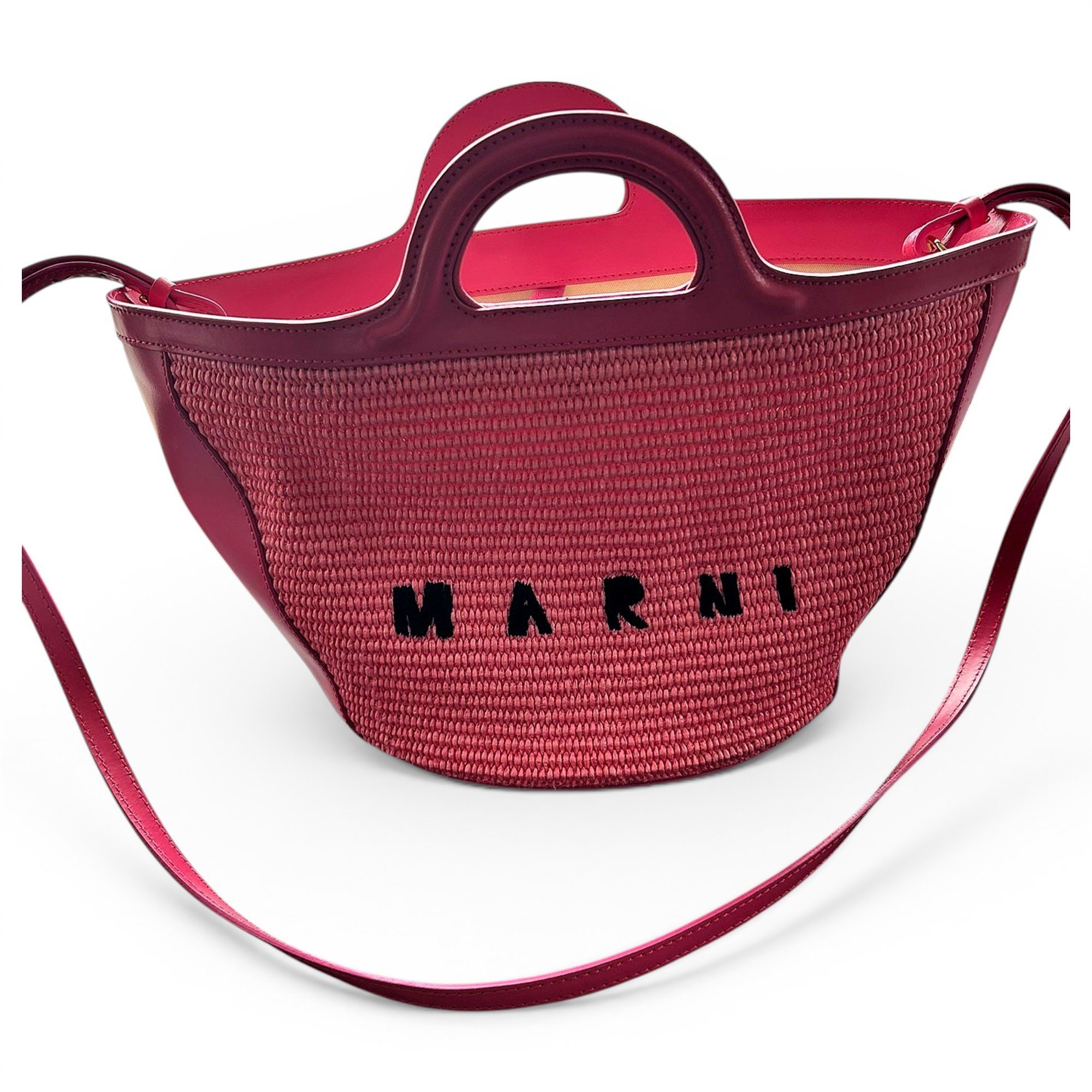 Tropicalia leather crossbody bag