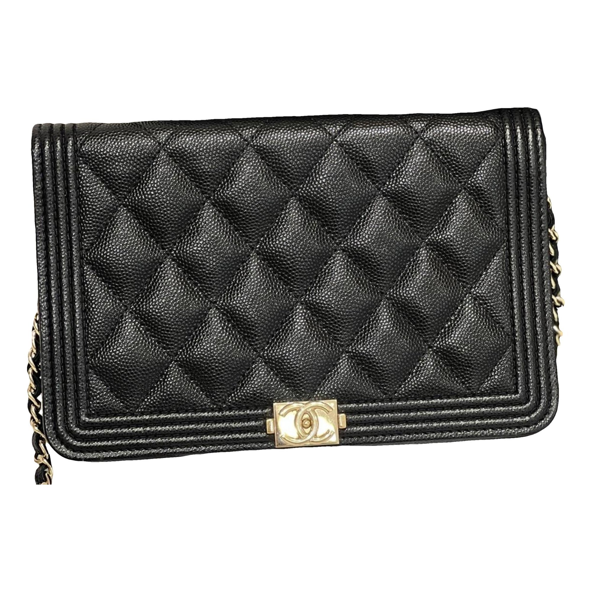 Wallet On Chain Boy leather crossbody bag
