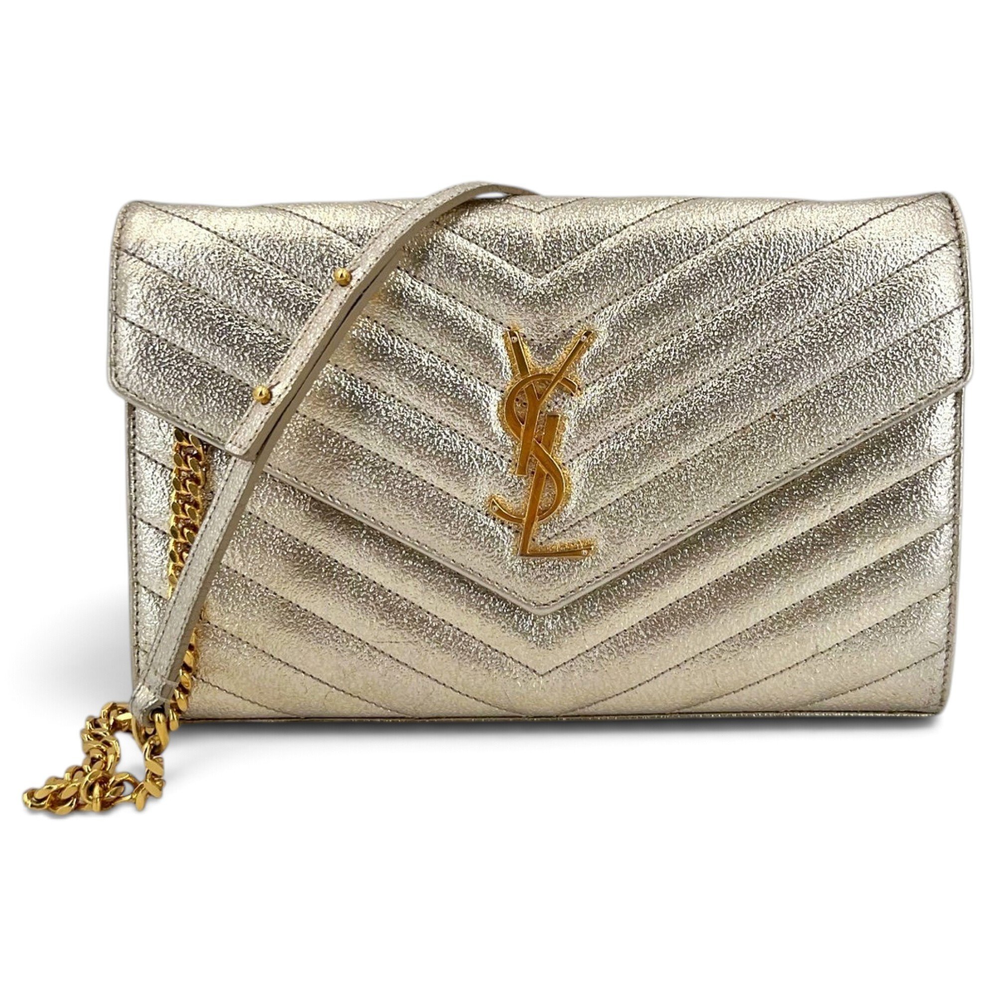 Envelope leather crossbody bag