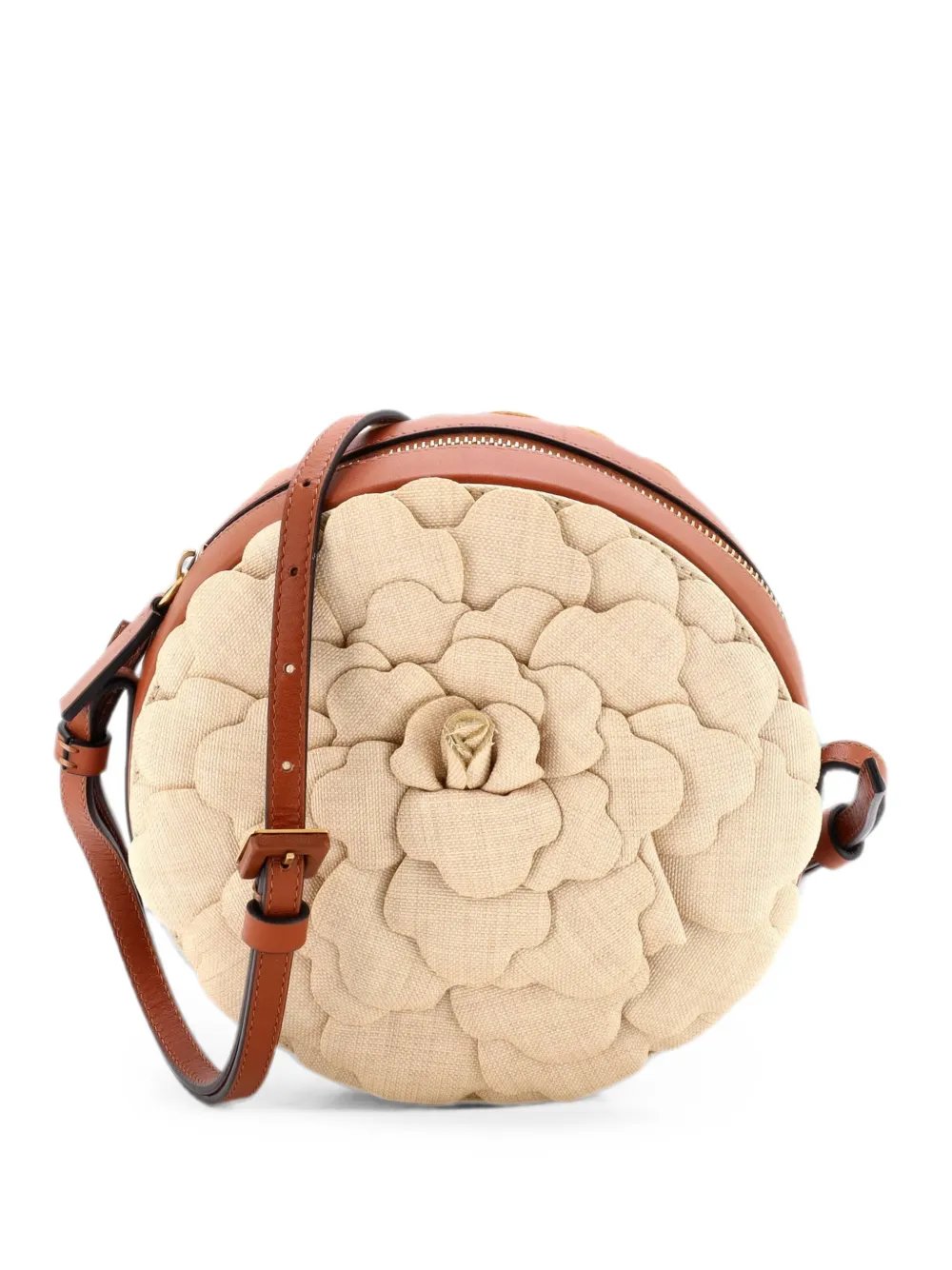 Atelier 03 Rose Edition Round Canvas crossbody bag