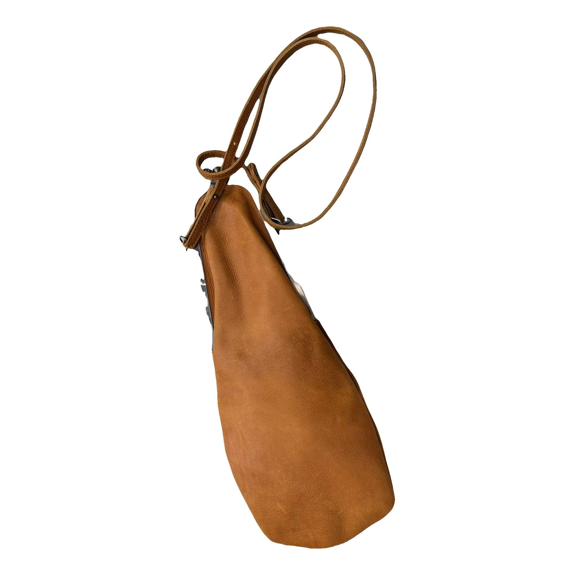 Leather crossbody bag