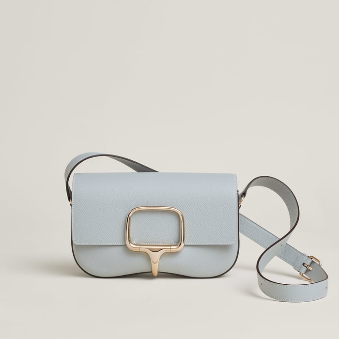 Bleu Glacier Hermès Della Cavalleria Elan Bag
