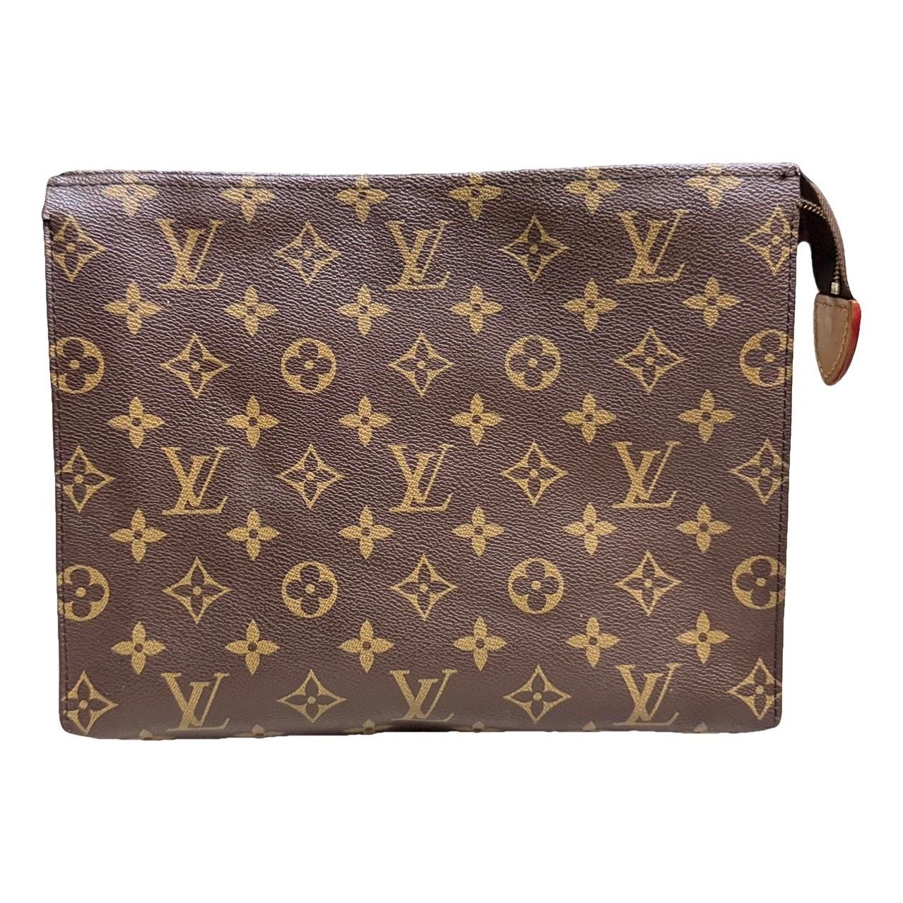 Poche toilette leather vanity case