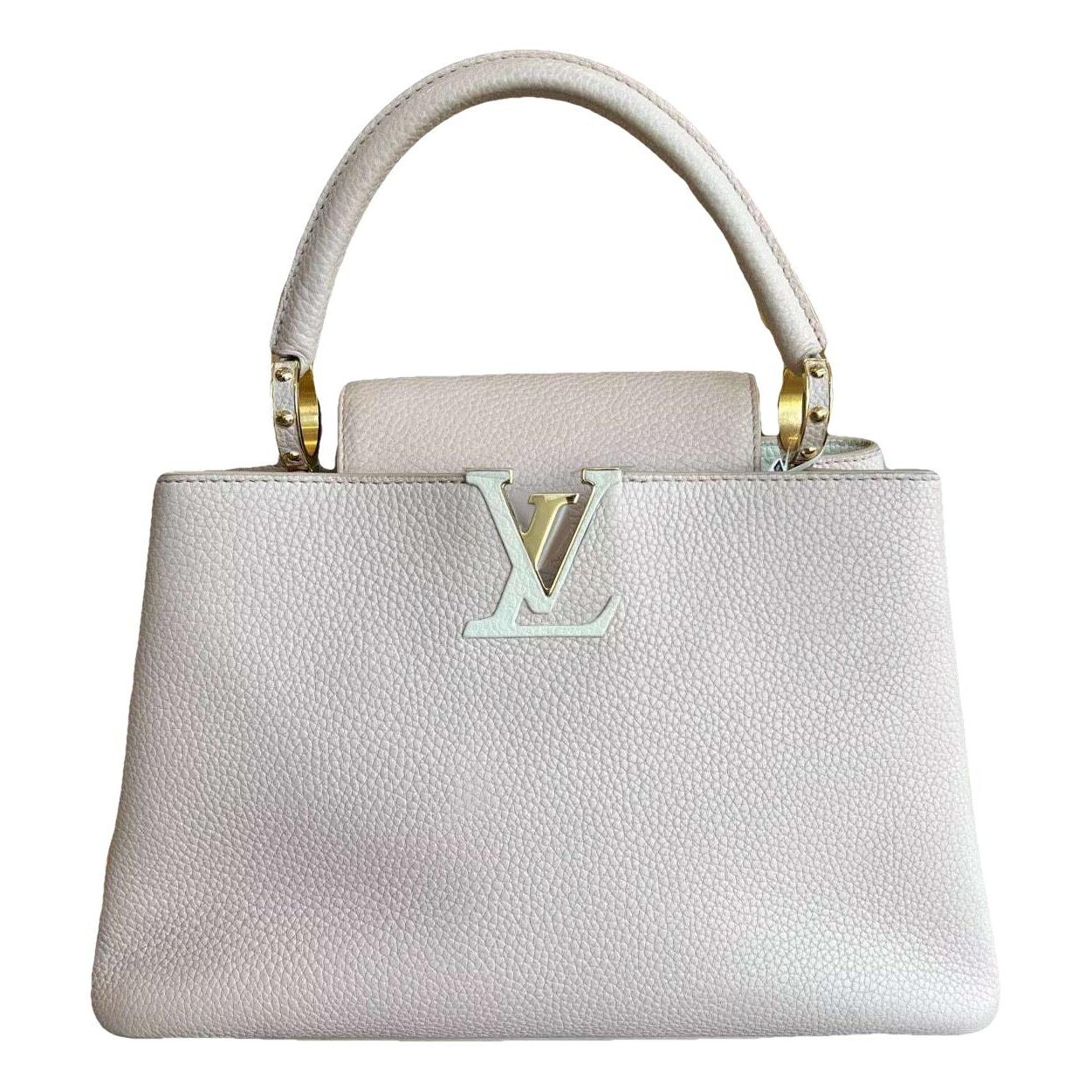 Capucines leather handbag