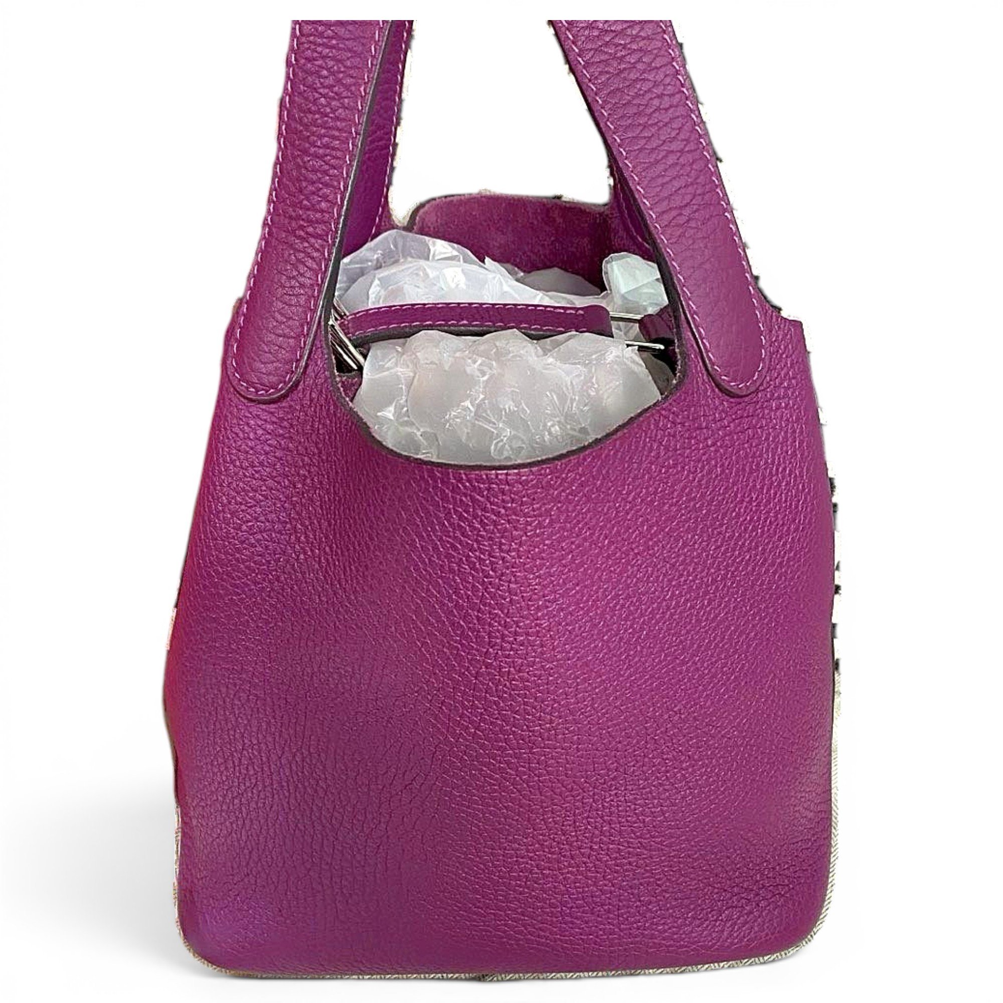 Picotin leather handbag