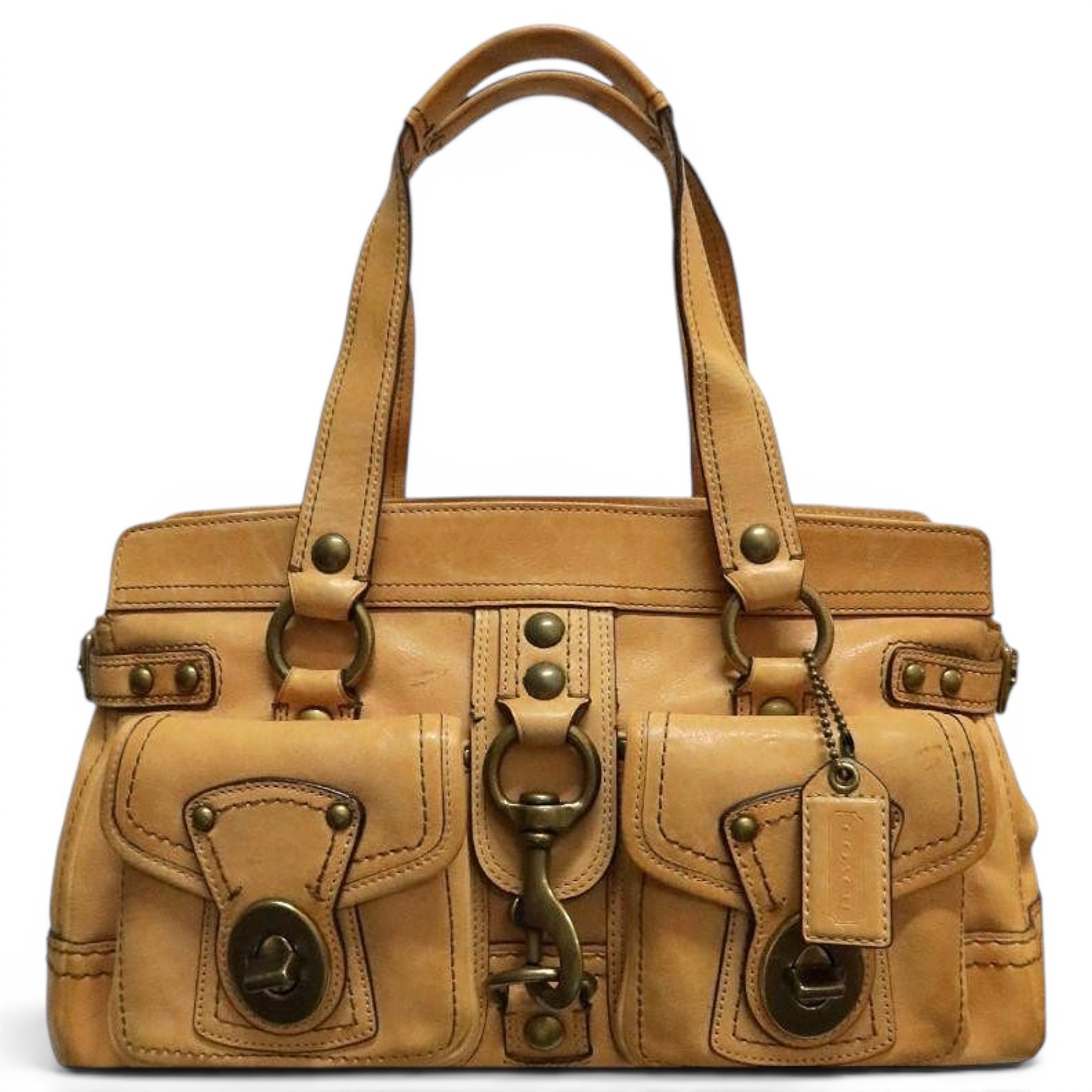 Leather handbag