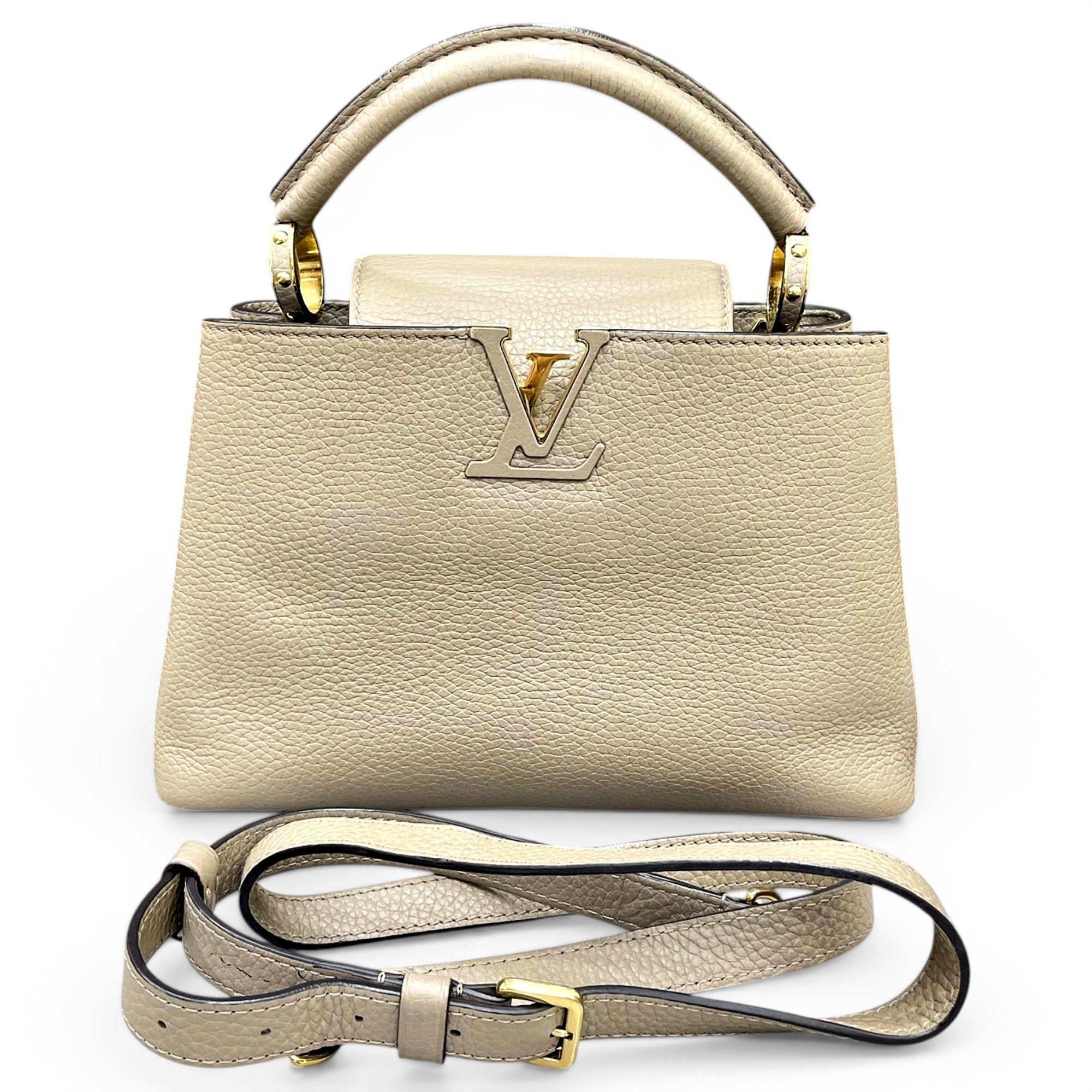 Capucines leather handbag