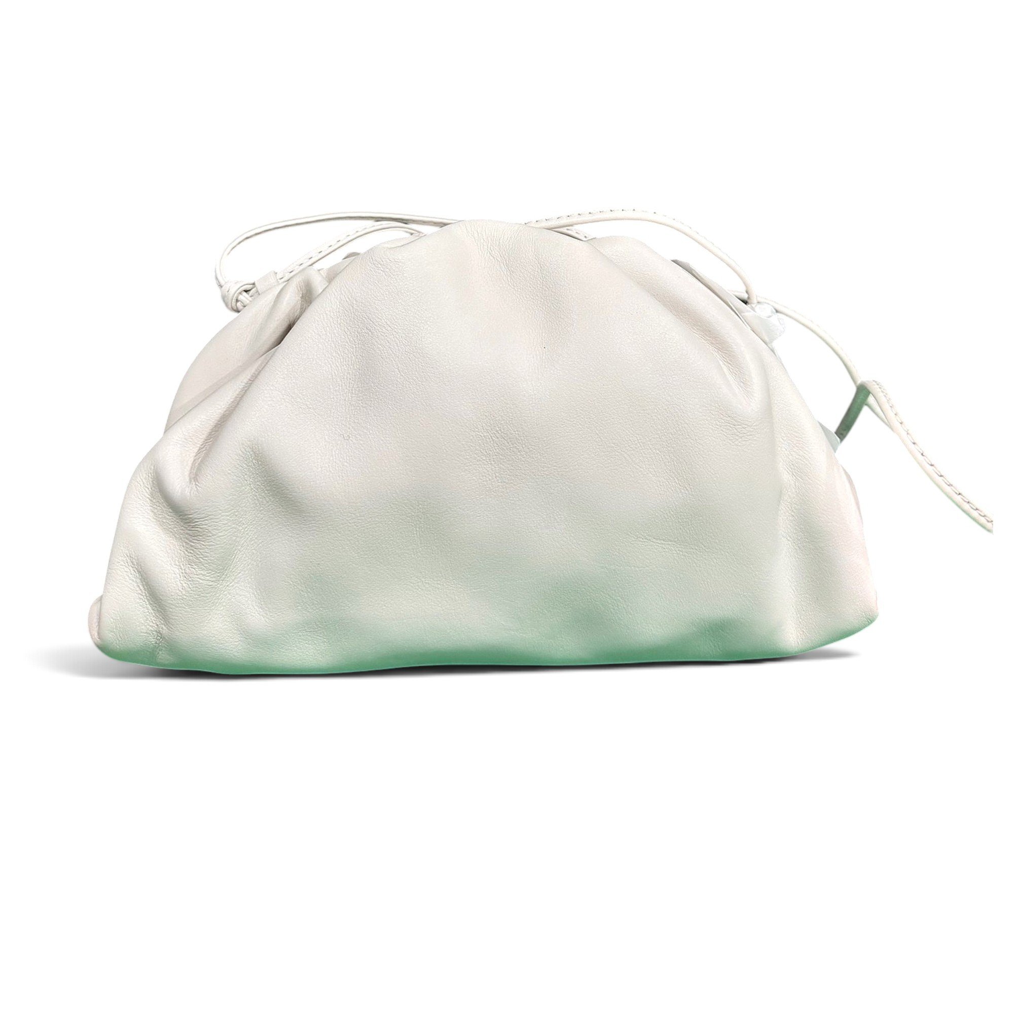 Pouch leather handbag