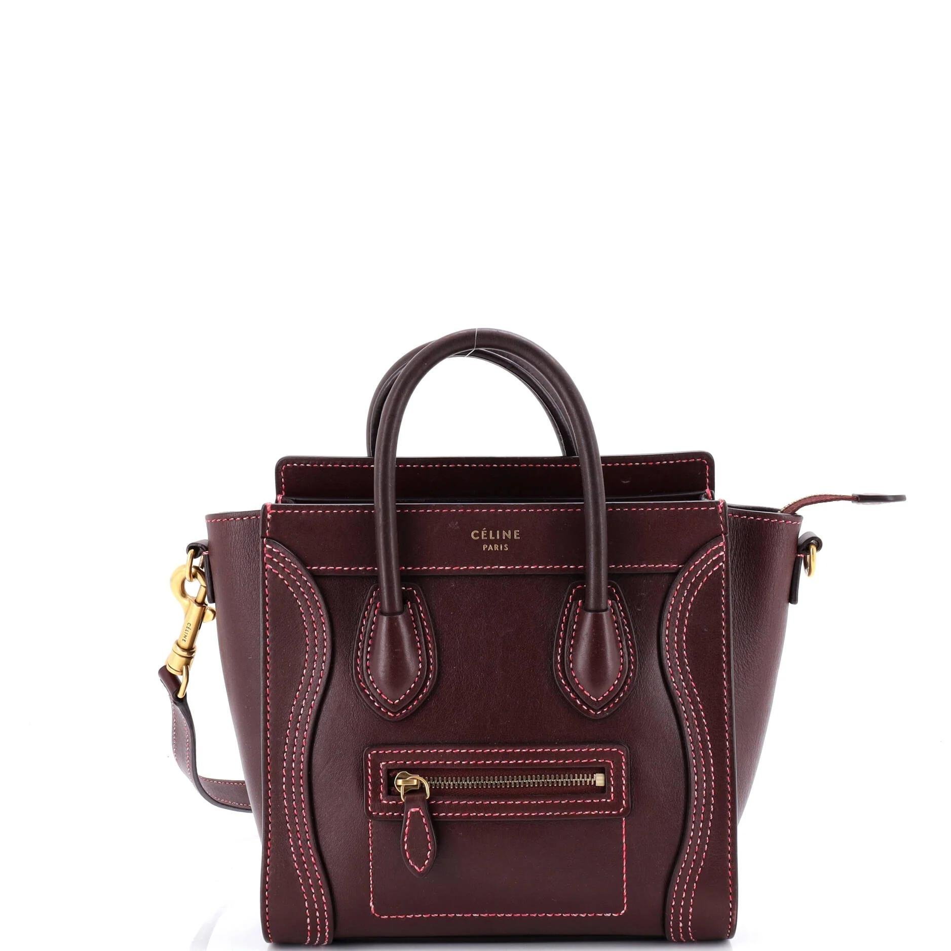 Celine Leather crossbody bag