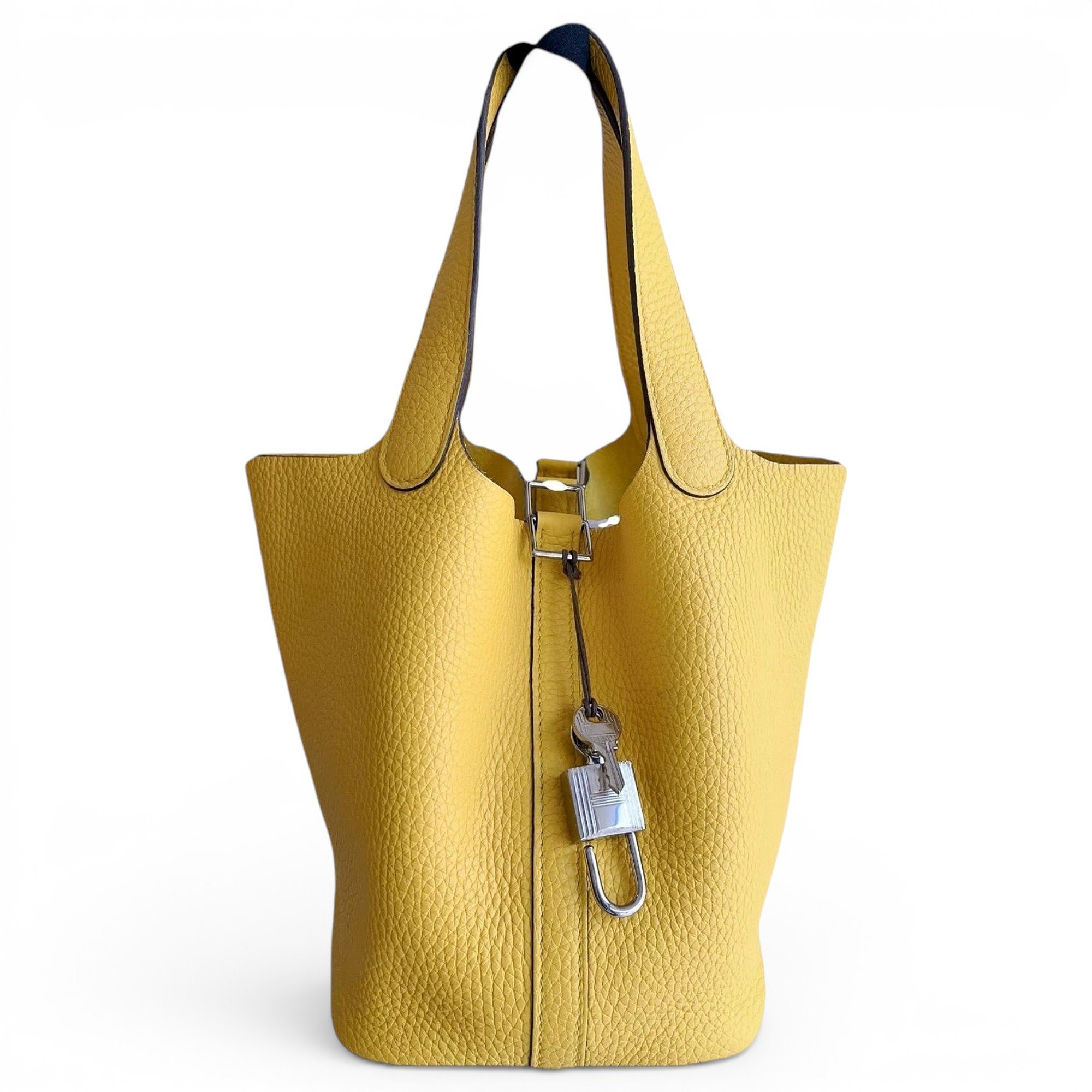 Picotin leather handbag
