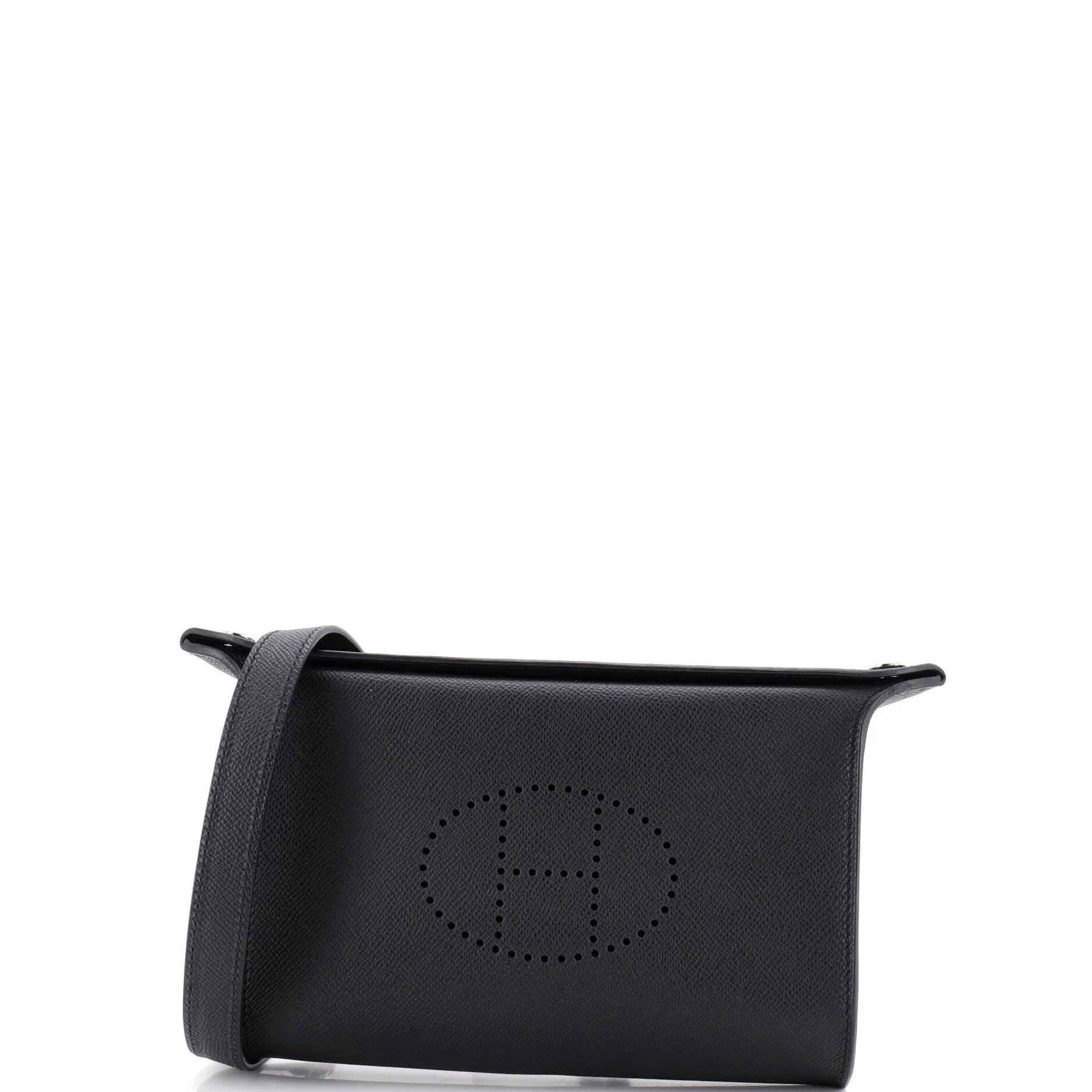 Hermes Videpoches Handbag Noir Epsom Leather 2025