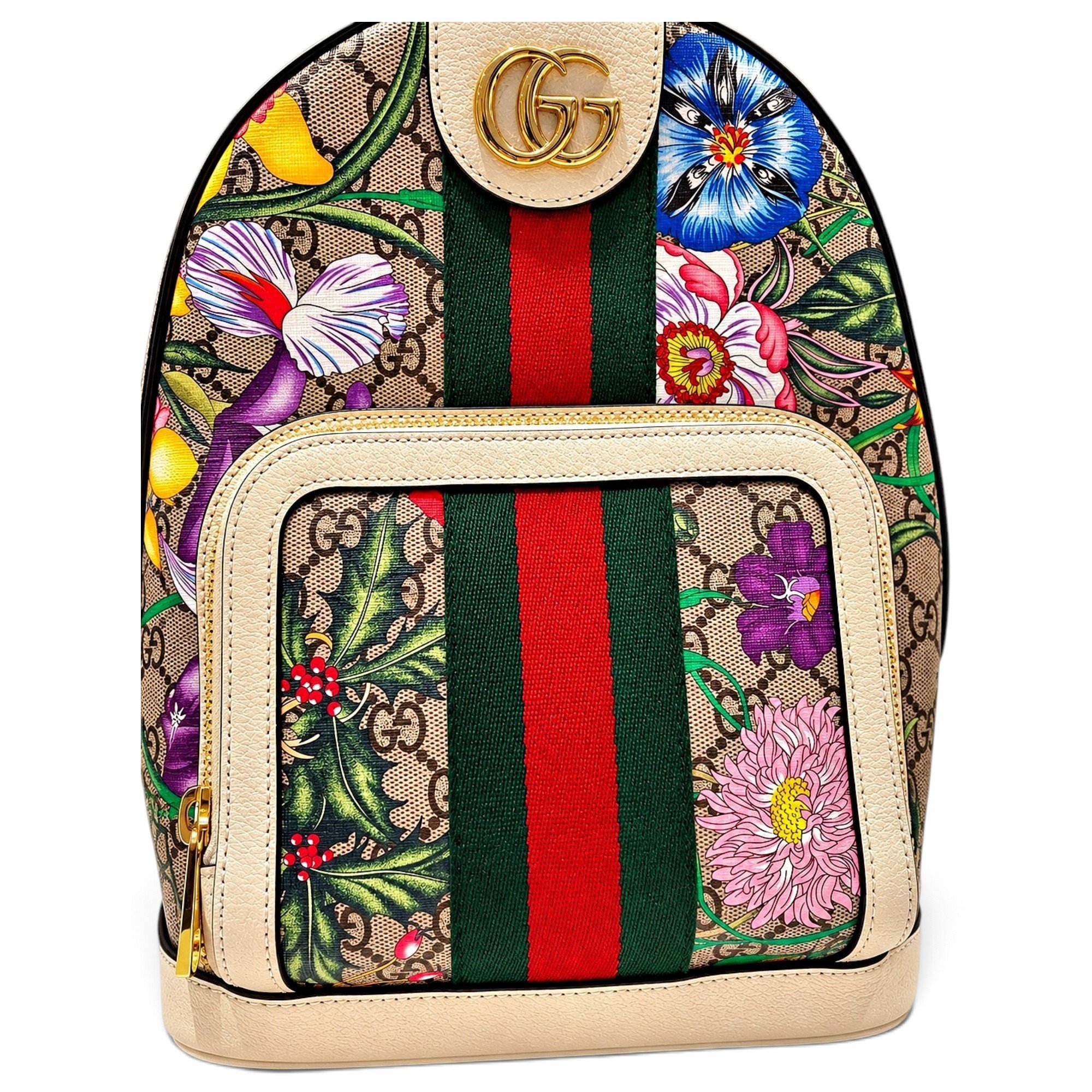 Leather backpack