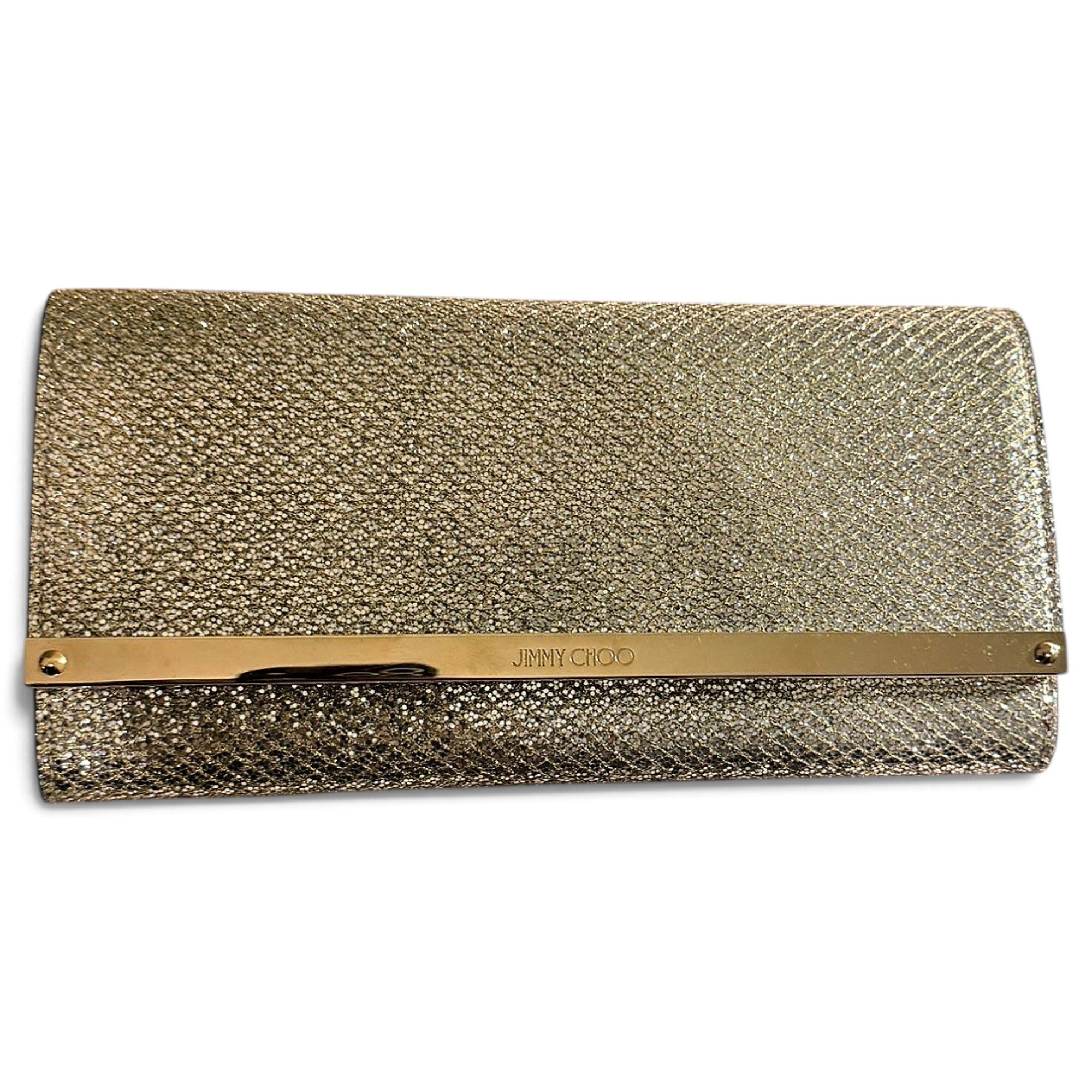 Glitter clutch bag