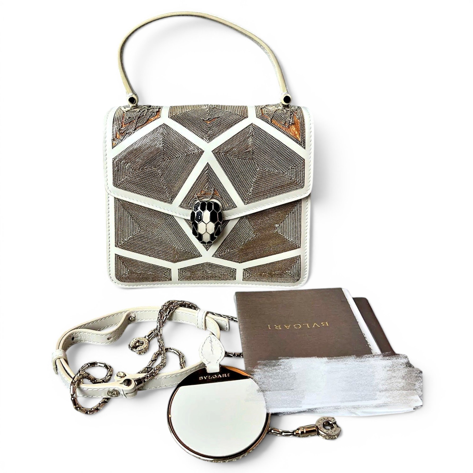 Bvlgari Serpenti leather crossbody bag