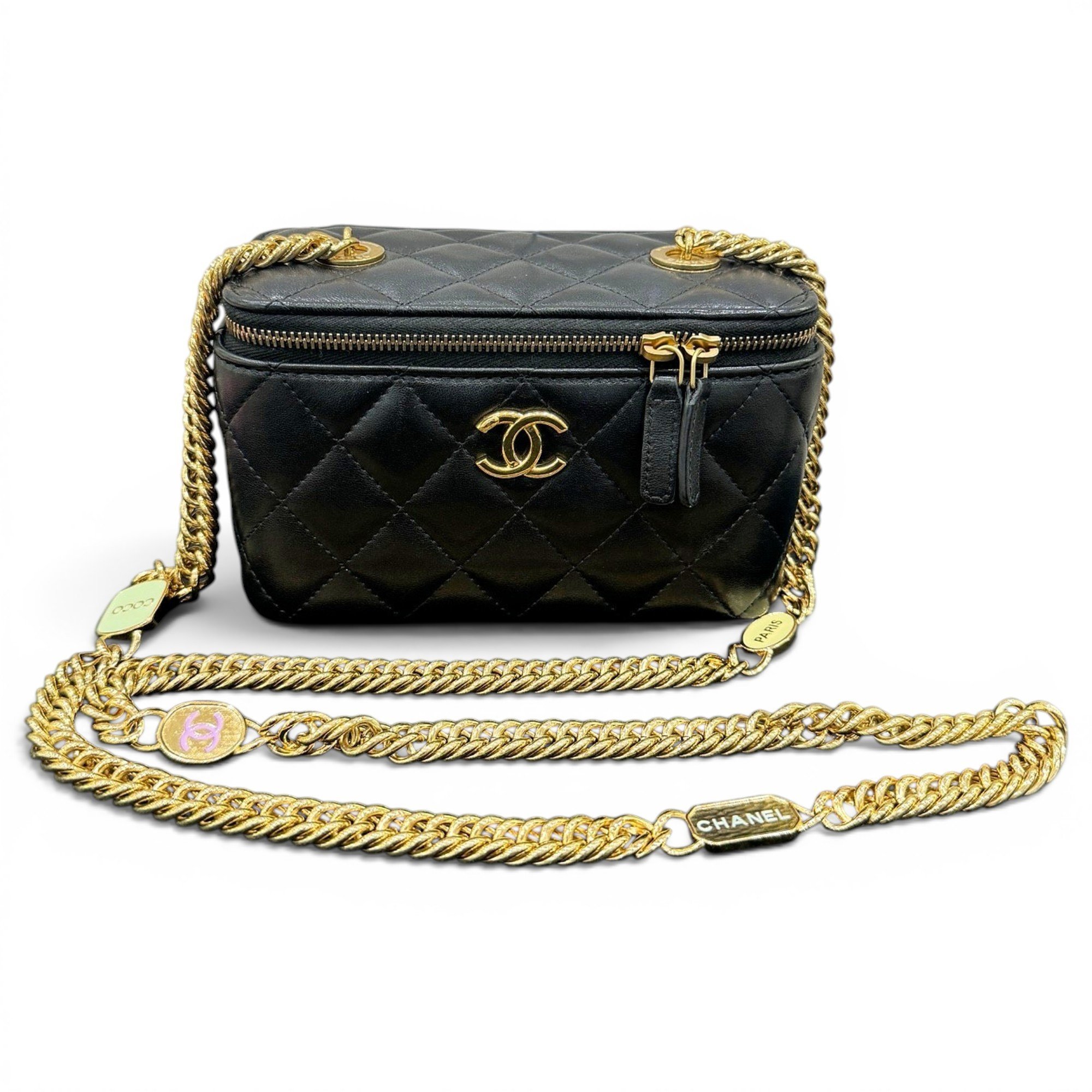 Vanity leather bag