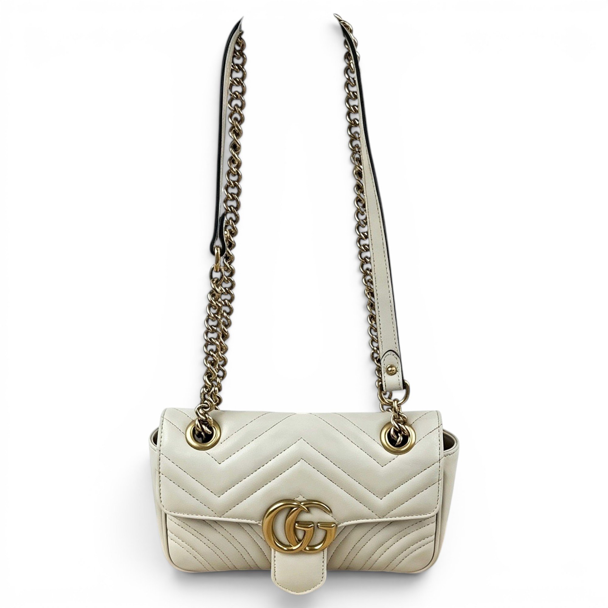 GG Marmont Flap leather crossbody bag