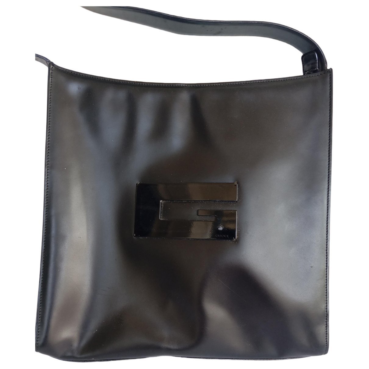 Patent leather handbag