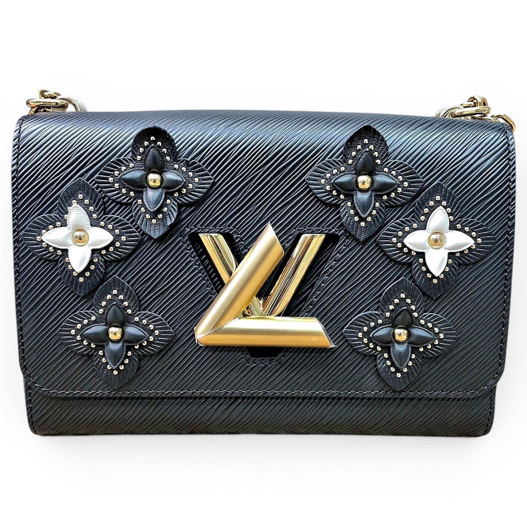 Twist leather crossbody bag