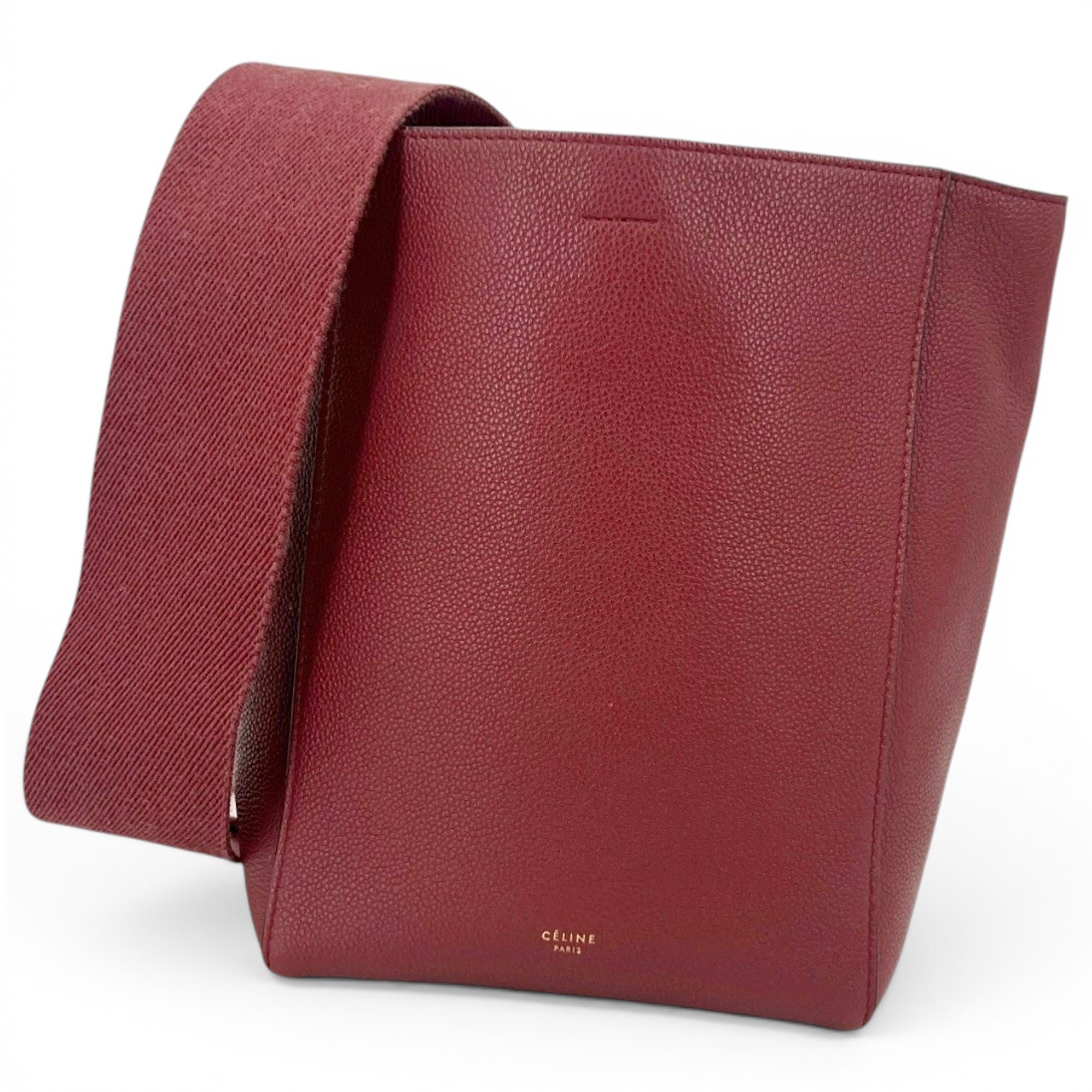 Seau Sangle leather handbag