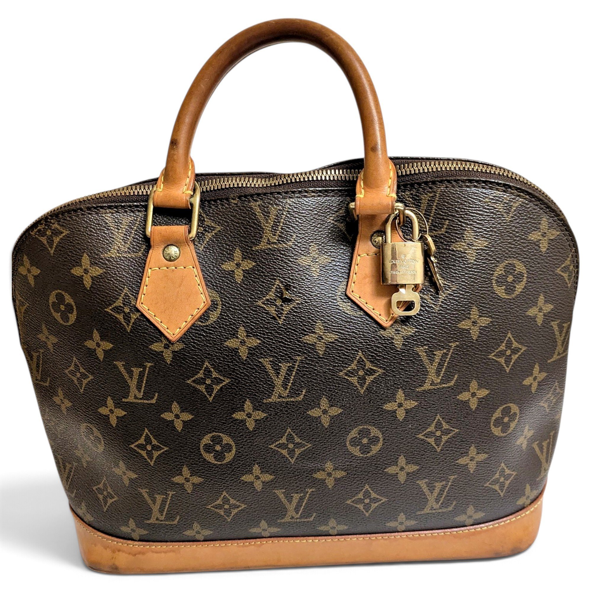 Alma leather handbag