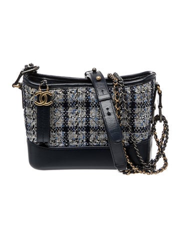 Quilted Tweed Small Gabrielle Hobo