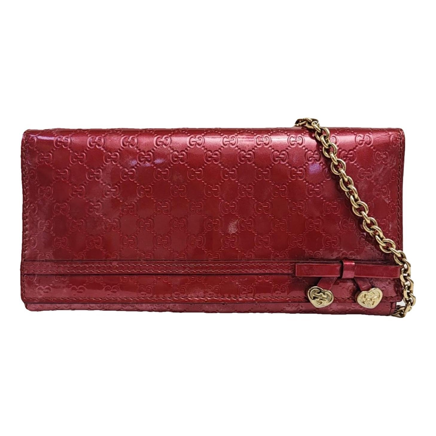 Patent leather handbag