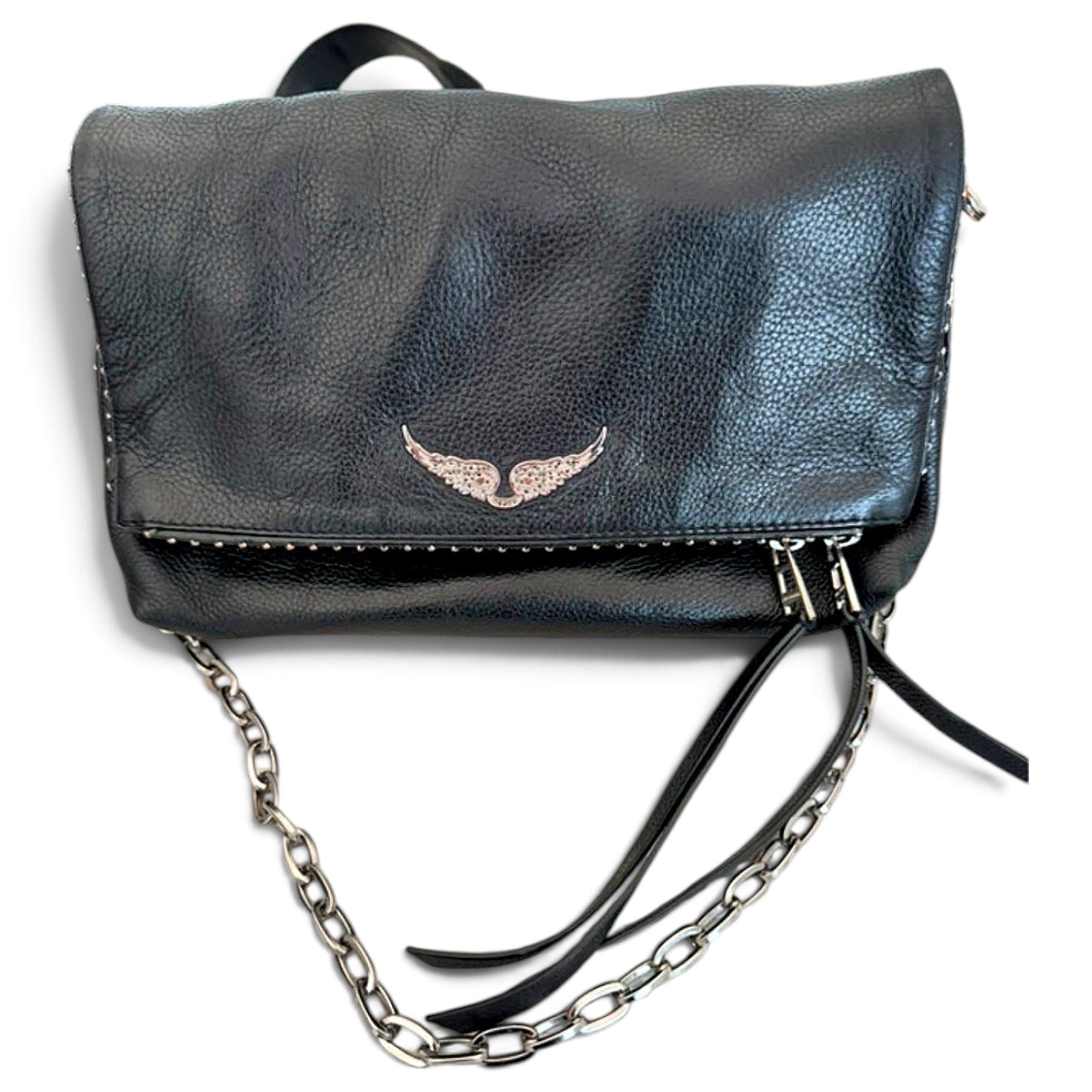 Rock leather handbag