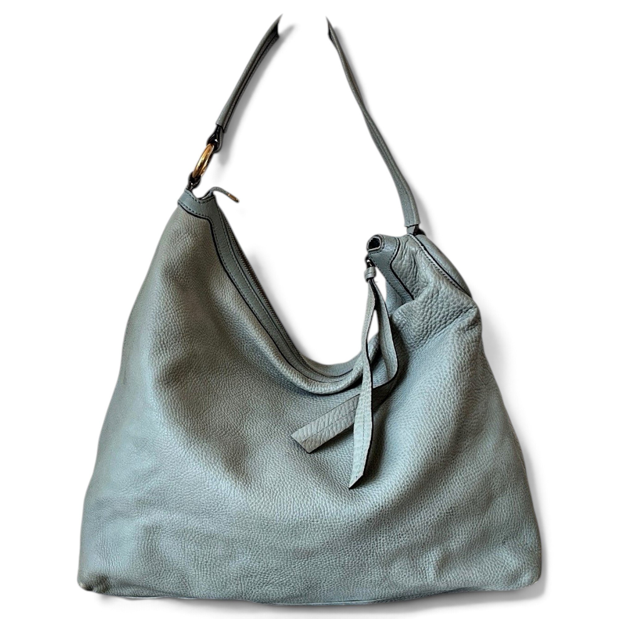 Hobo leather handbag